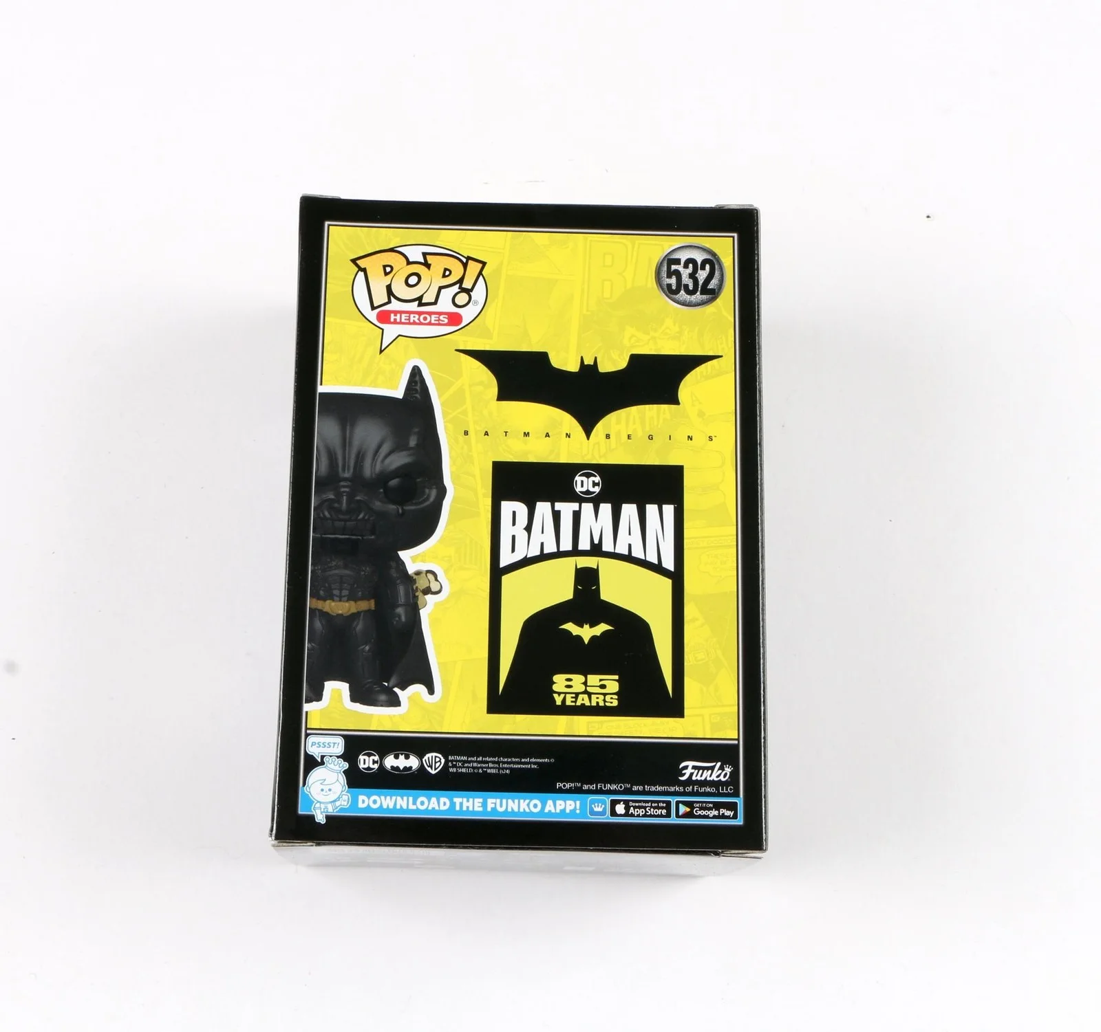Christian Bale Signed Funko Pop 532 Fear Gas Batman Batman Begins Beckett, изображение 3