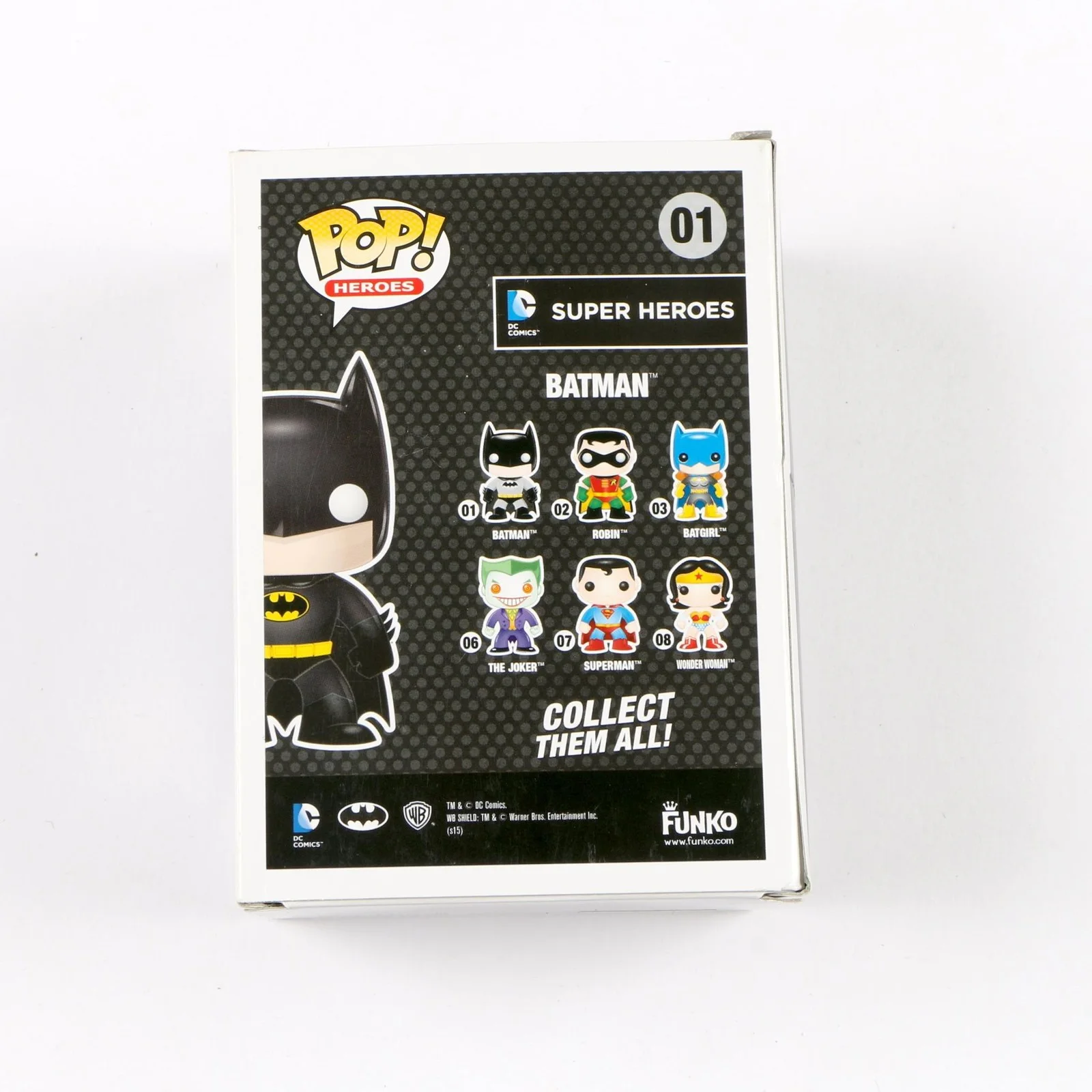 Christian Bale Signed Funko Pop 01 DC Super Hero's Batman Beckett, изображение 3
