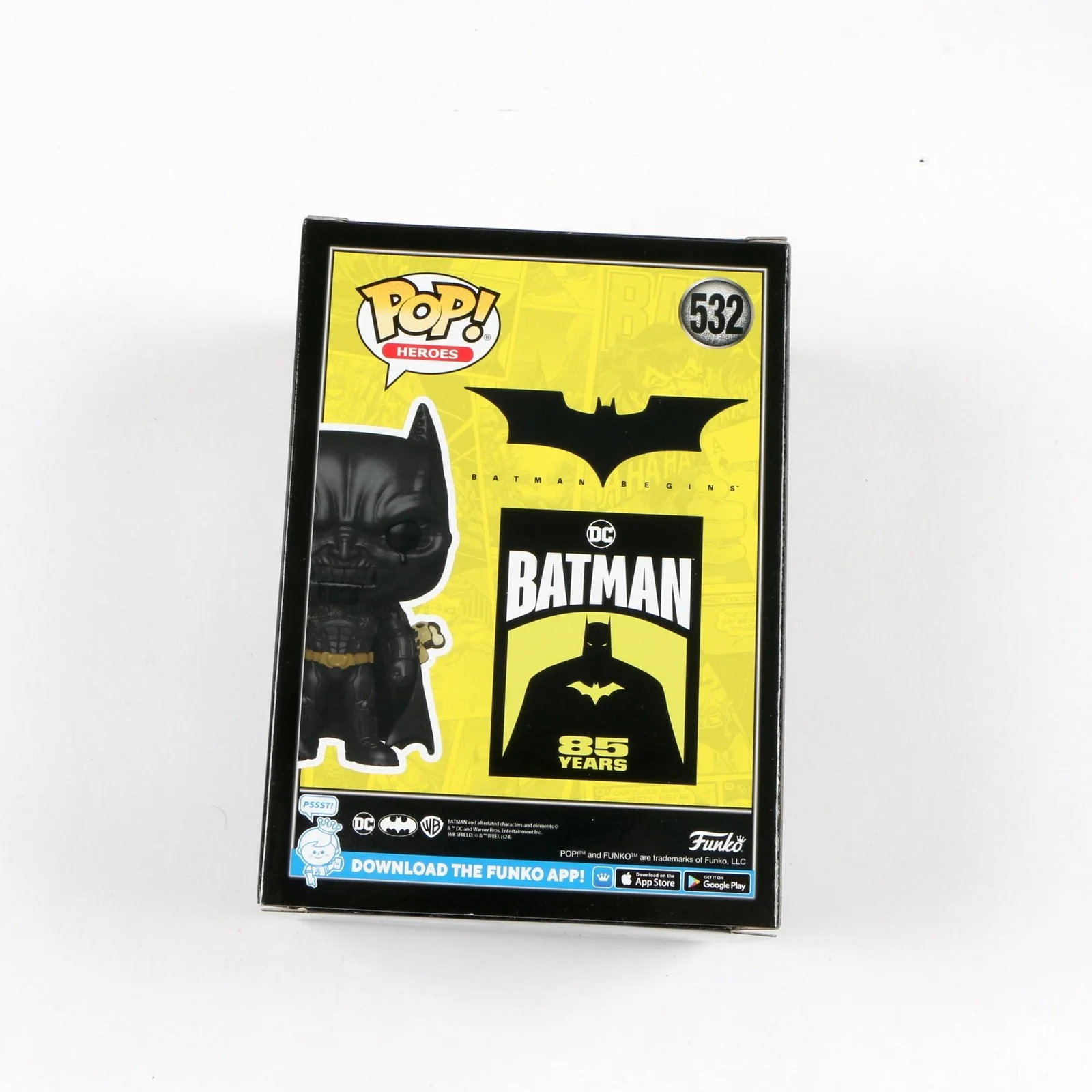 Christian Bale Signed Funko Pop 532 Fear Gas Batman Batman Begins Beckett, изображение 3
