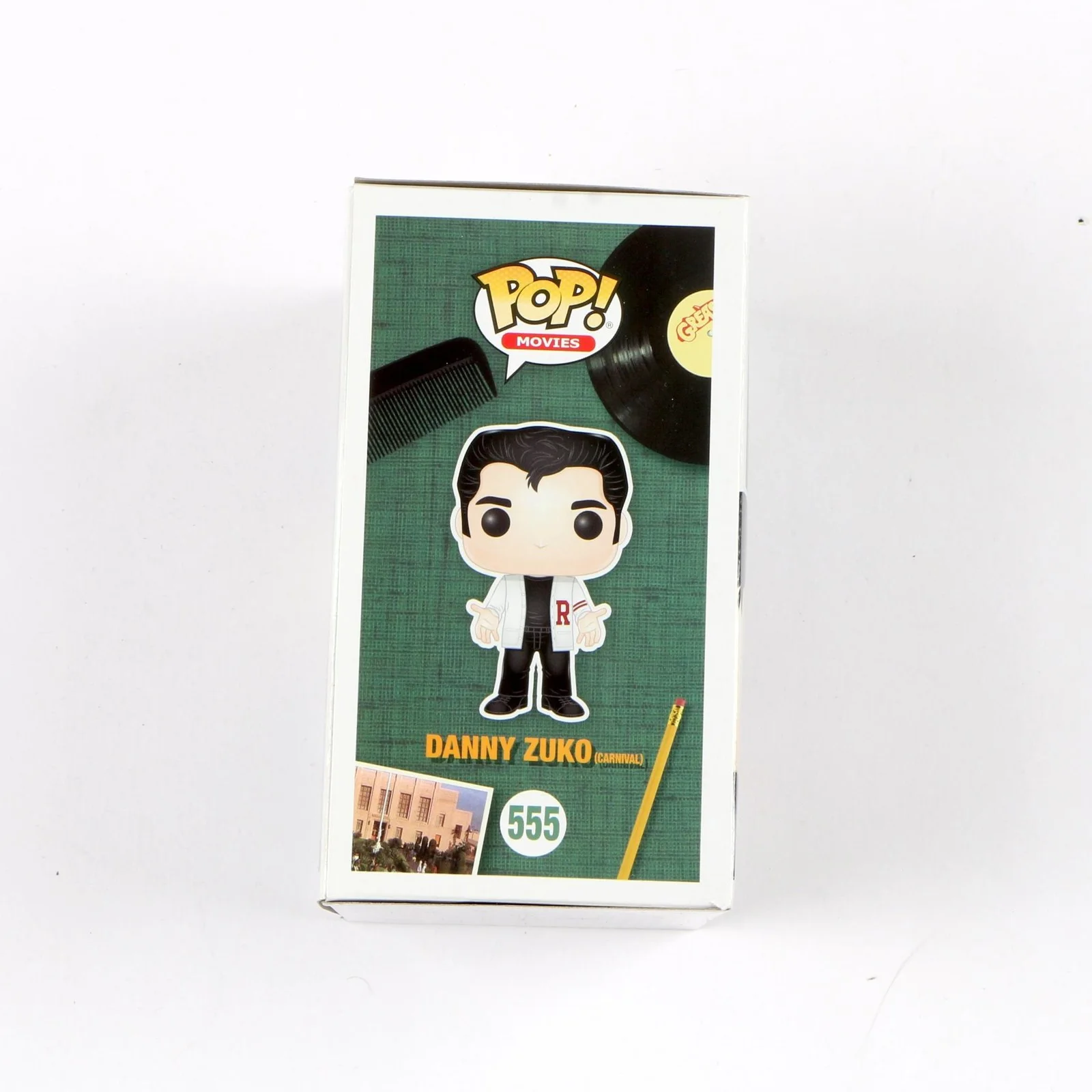 John Travolta Signed Funko Pop 553 Grease Danny Zuko Auto Beckett, изображение 4