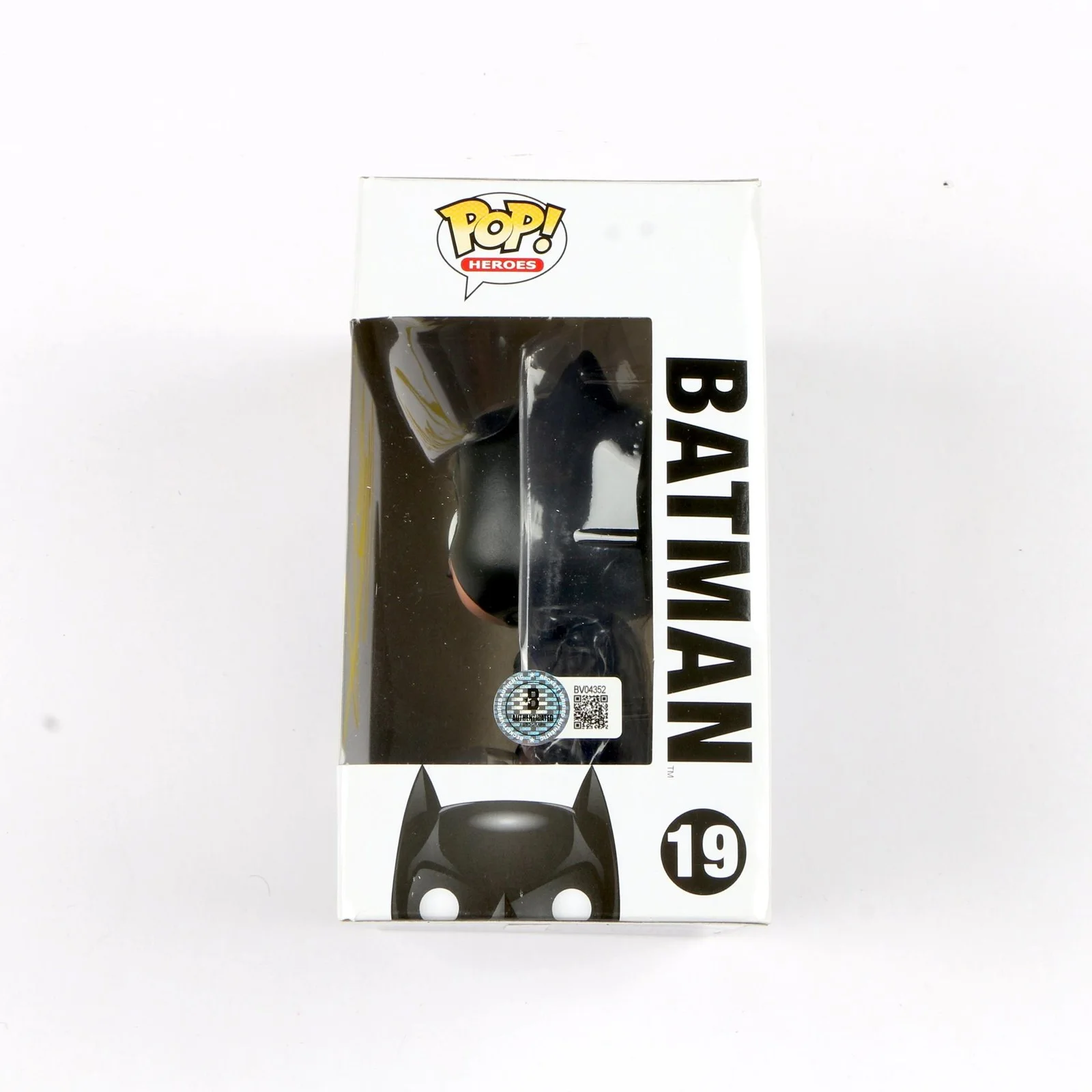 Christian Bale Signed Funko Pop 19 Batman The Dark Knight Rises Beckett, image 2