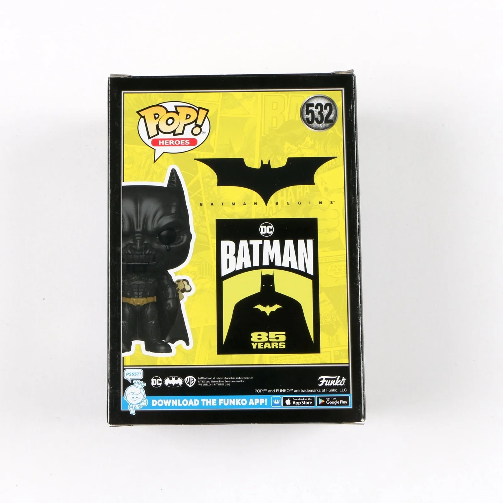 Christian Bale Signed Funko Pop 532 Fear Gas Batman Batman Begins Beckett, изображение 3