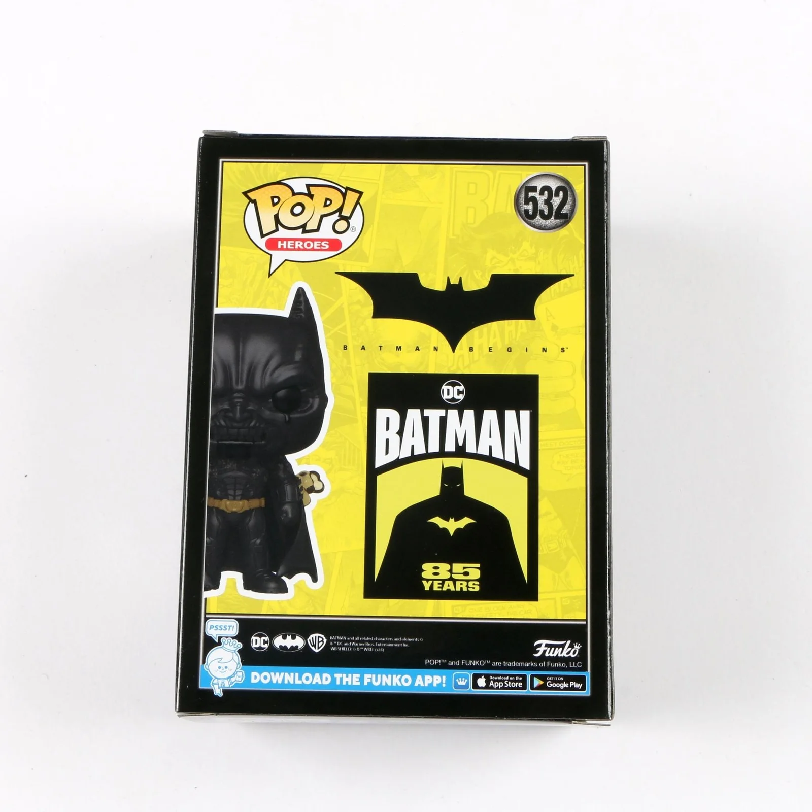 Christian Bale Signed Funko Pop 532 Fear Gas Batman Batman Begins Beckett, изображение 3