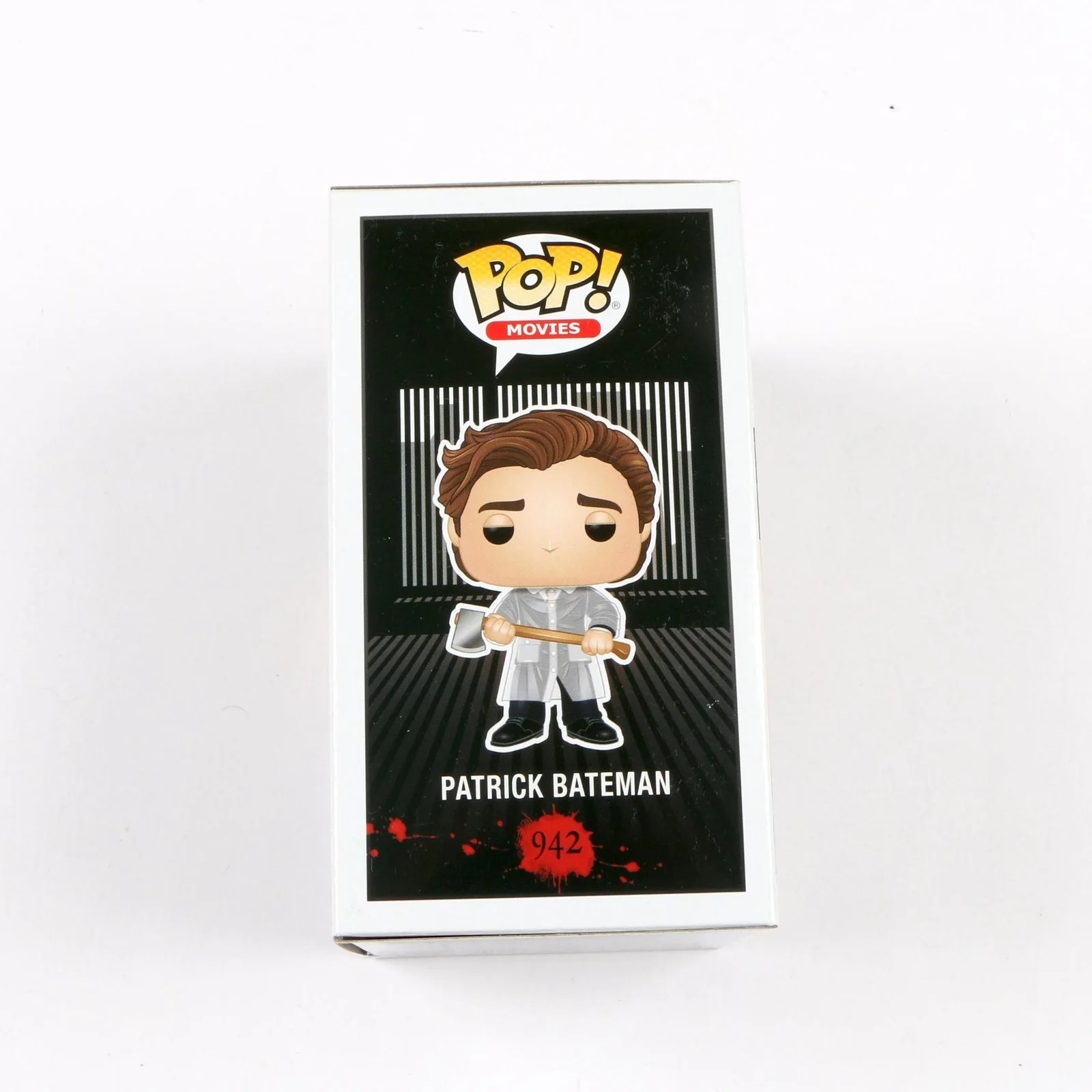 Christian Bale Signed Funko Pop 942 Patrick Bateman American Psycho Auto Beckett, image 4