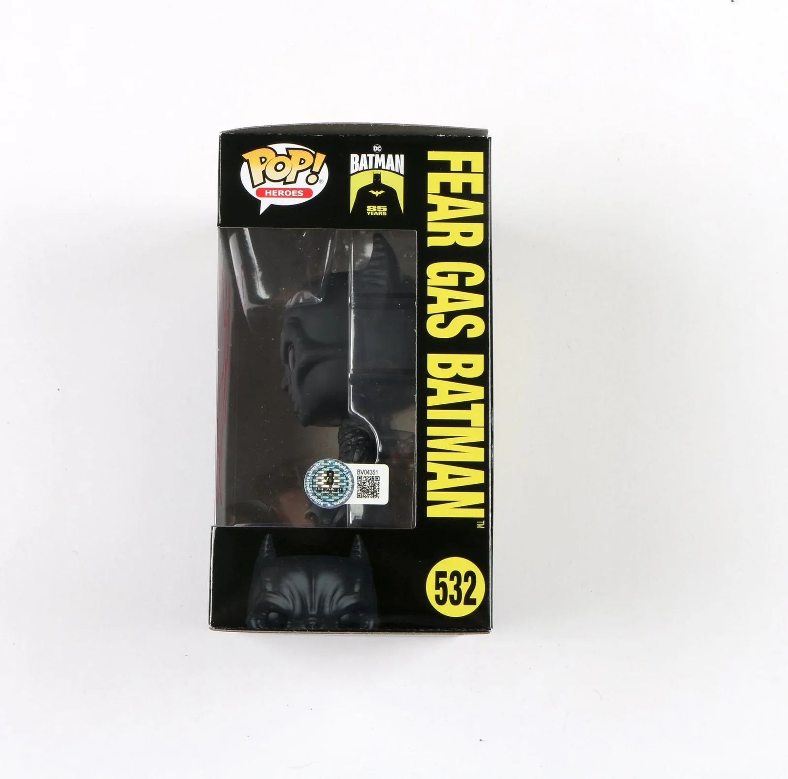 Christian Bale Signed Funko Pop 532 Fear Gas Batman Batman Begins Beckett, изображение 2