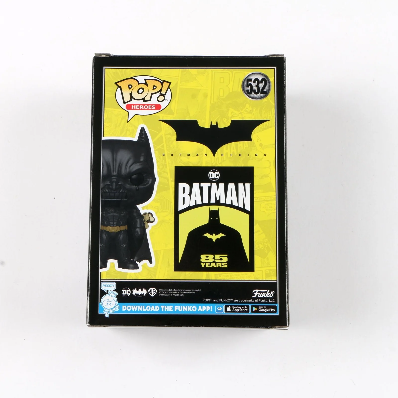 Christian Bale Signed Funko Pop 532 Fear Gas Batman Batman Begins Beckett, изображение 3