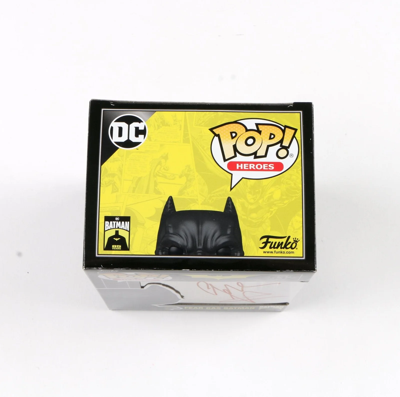Christian Bale Signed Funko Pop 532 Fear Gas Batman Batman Begins Beckett, изображение 5