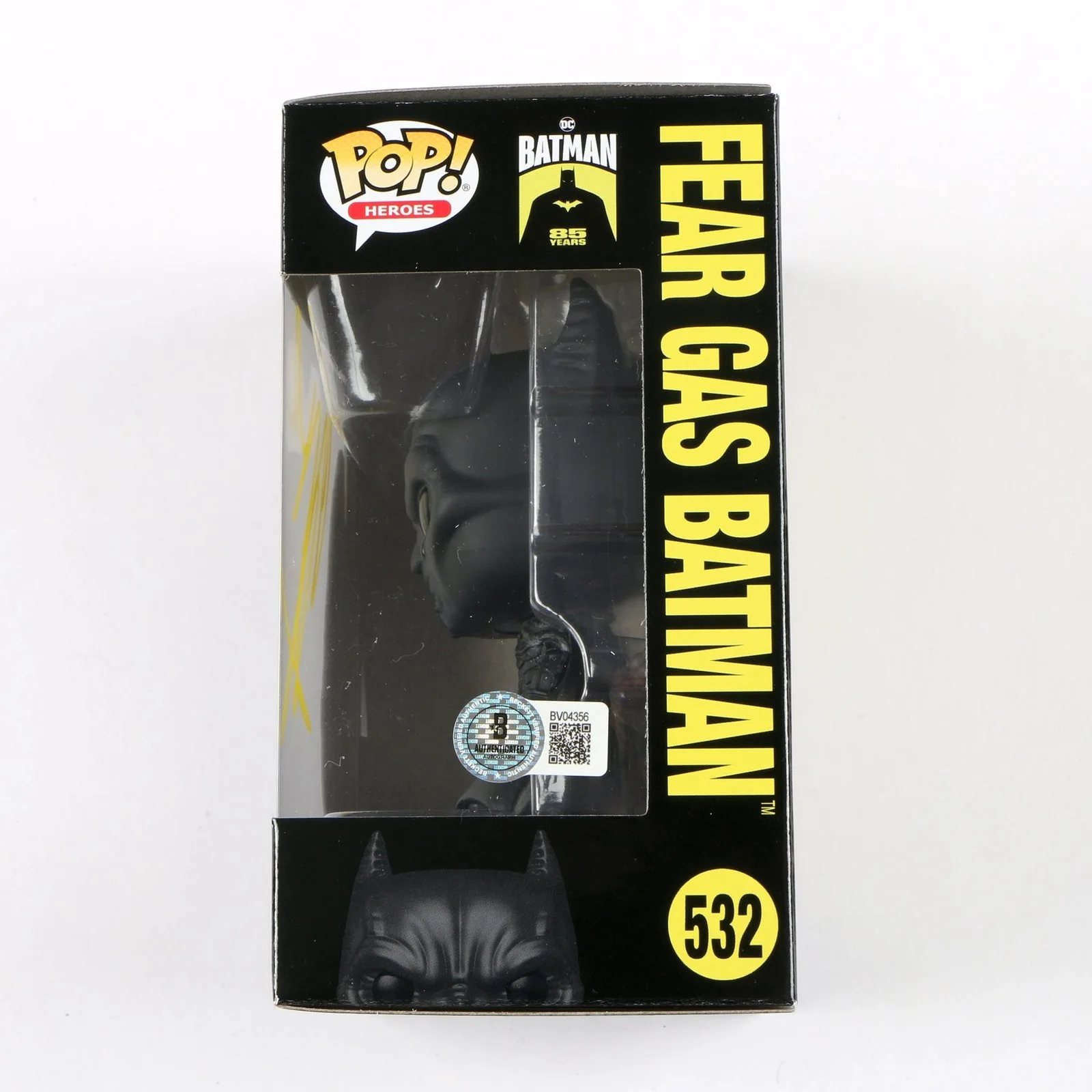 Christian Bale Signed Funko Pop 532 Fear Gas Batman Batman Begins Beckett, изображение 2