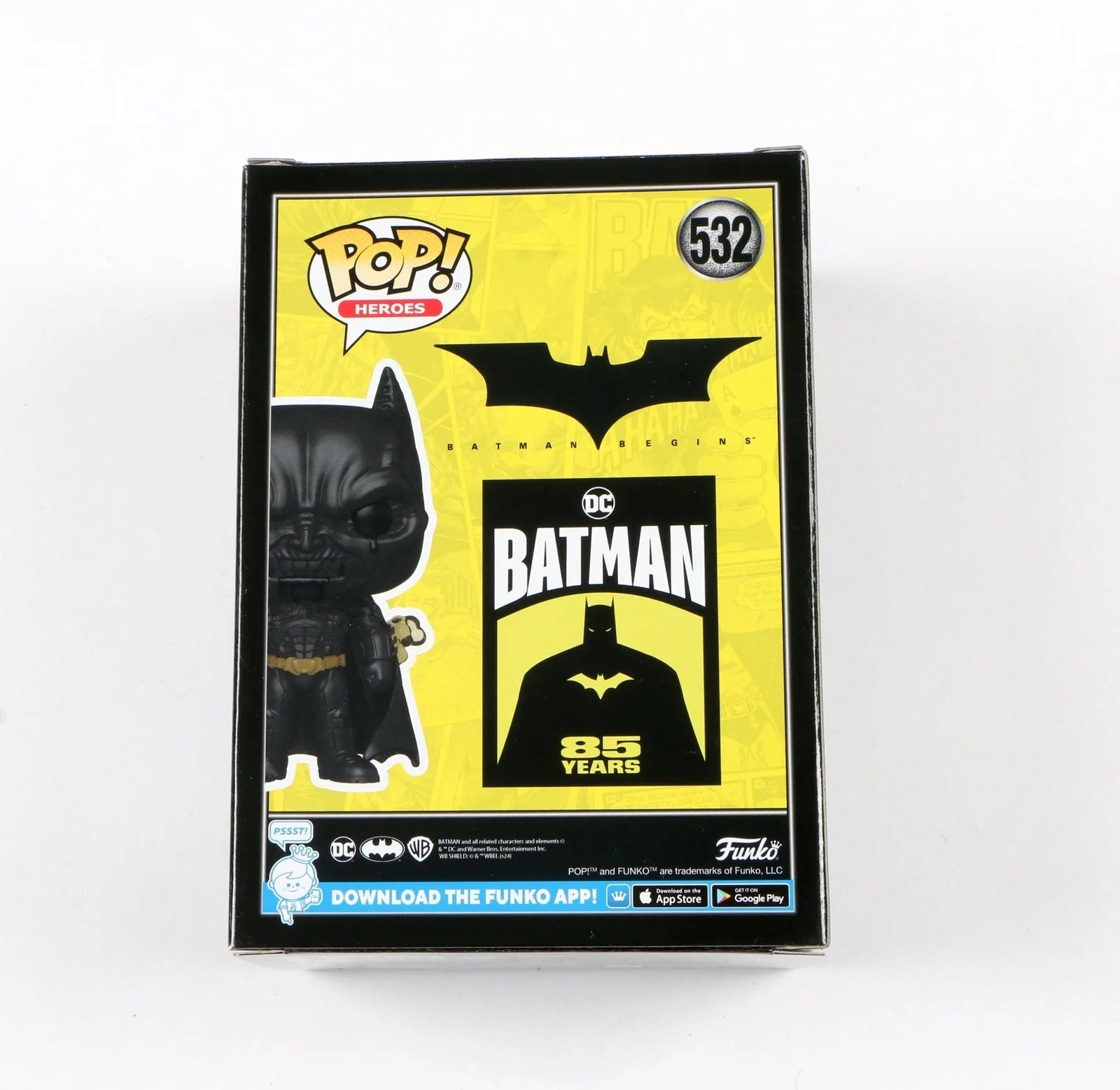Christian Bale Signed Funko Pop 532 Fear Gas Batman Batman Begins Beckett, изображение 3