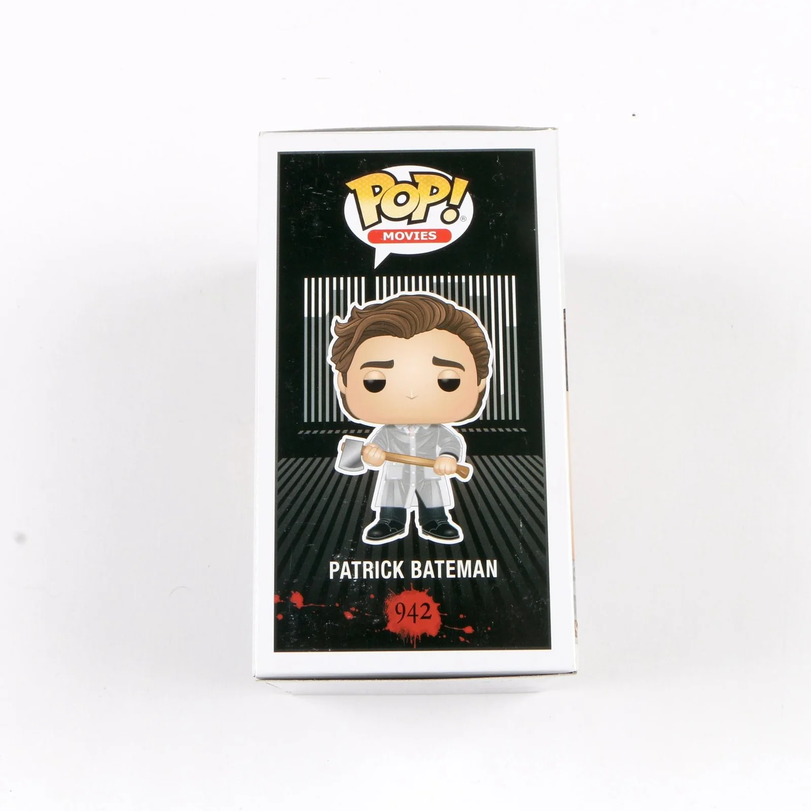 Christian Bale Signed Funko Pop 942 Patrick Bateman American Psycho Auto Beckett, изображение 4