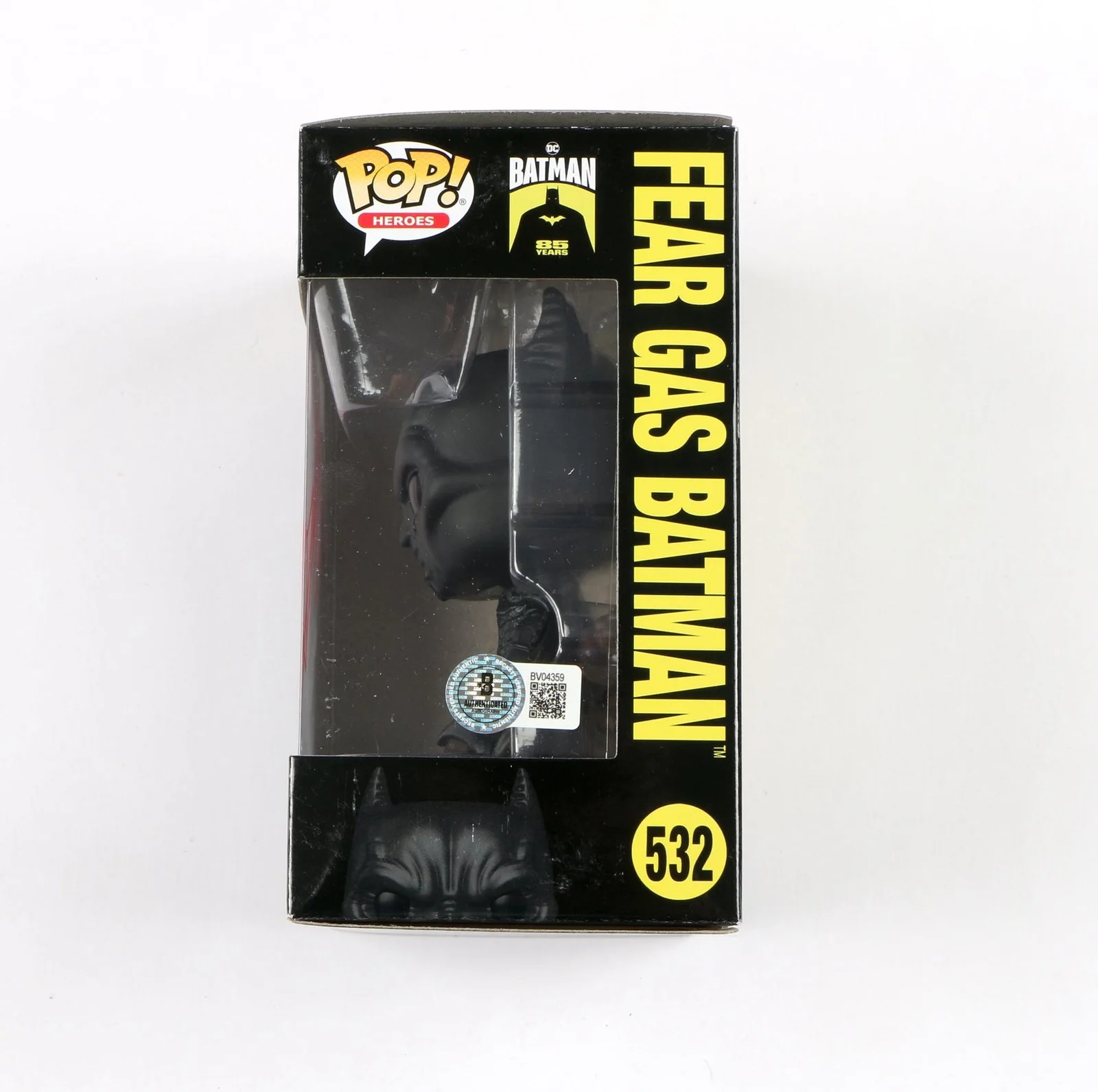 Christian Bale Signed Funko Pop 532 Fear Gas Batman Batman Begins Beckett, изображение 2