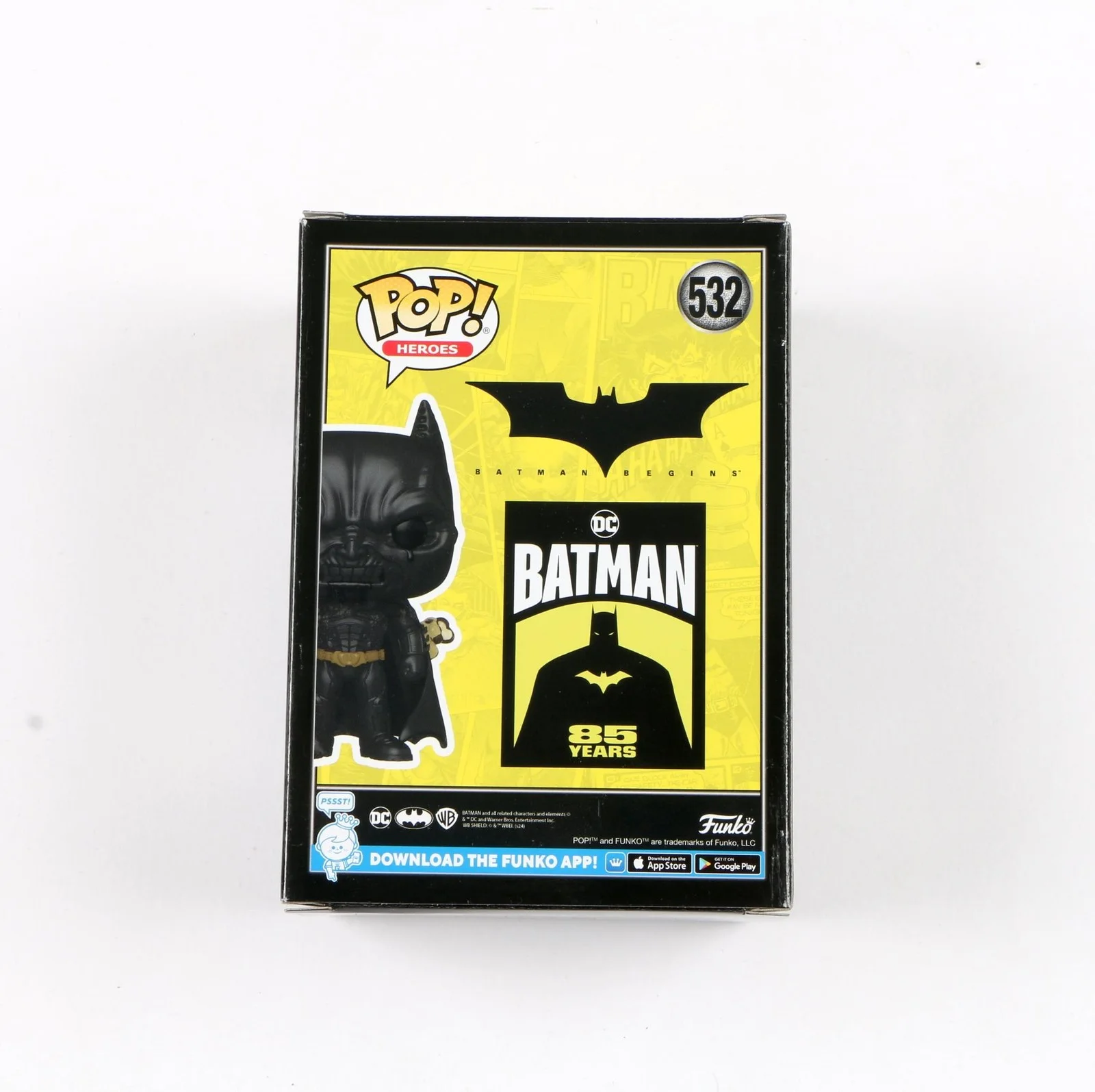 Christian Bale Signed Funko Pop 532 Fear Gas Batman Batman Begins Beckett, изображение 3