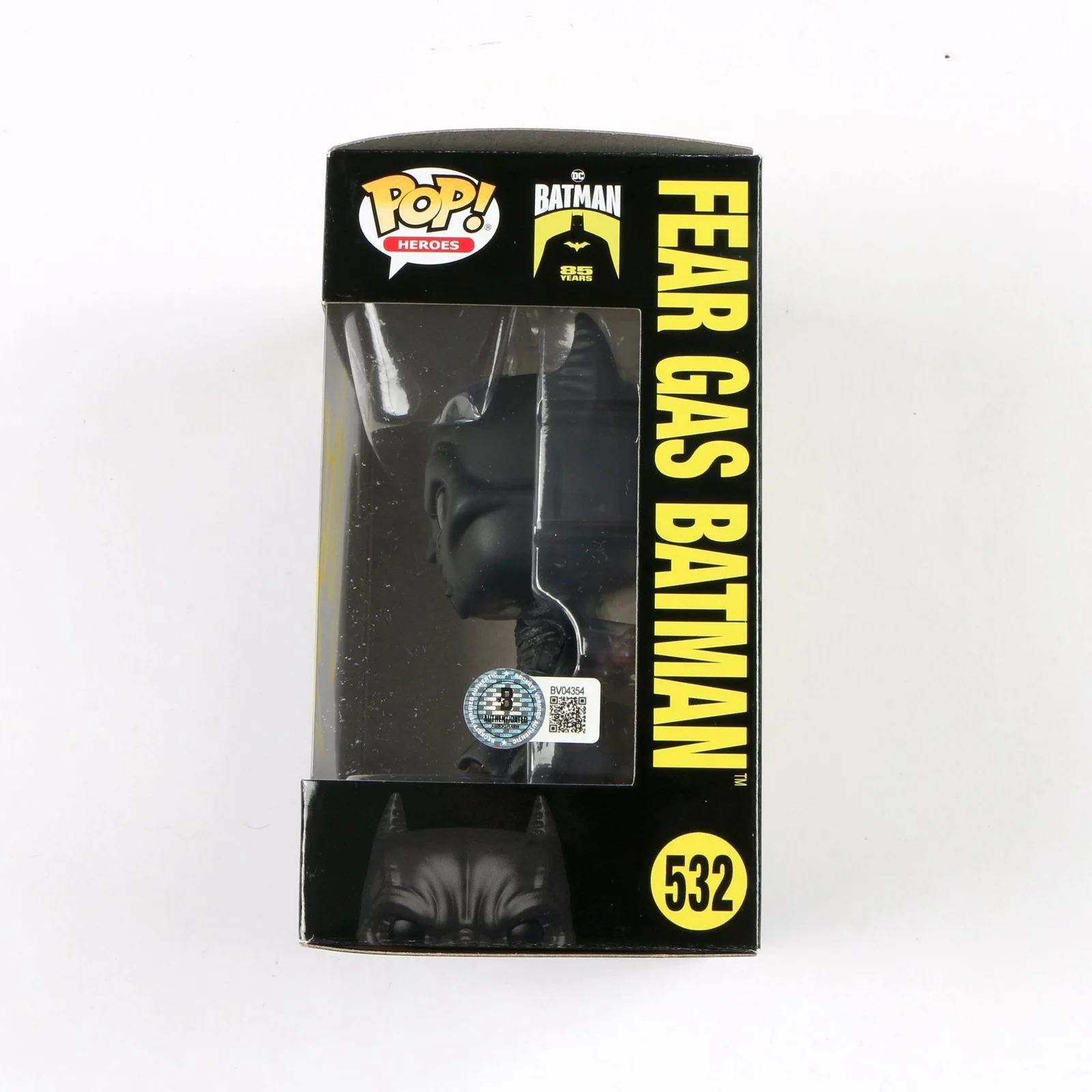 Christian Bale Signed Funko Pop 532 Fear Gas Batman Batman Begins Beckett, изображение 2