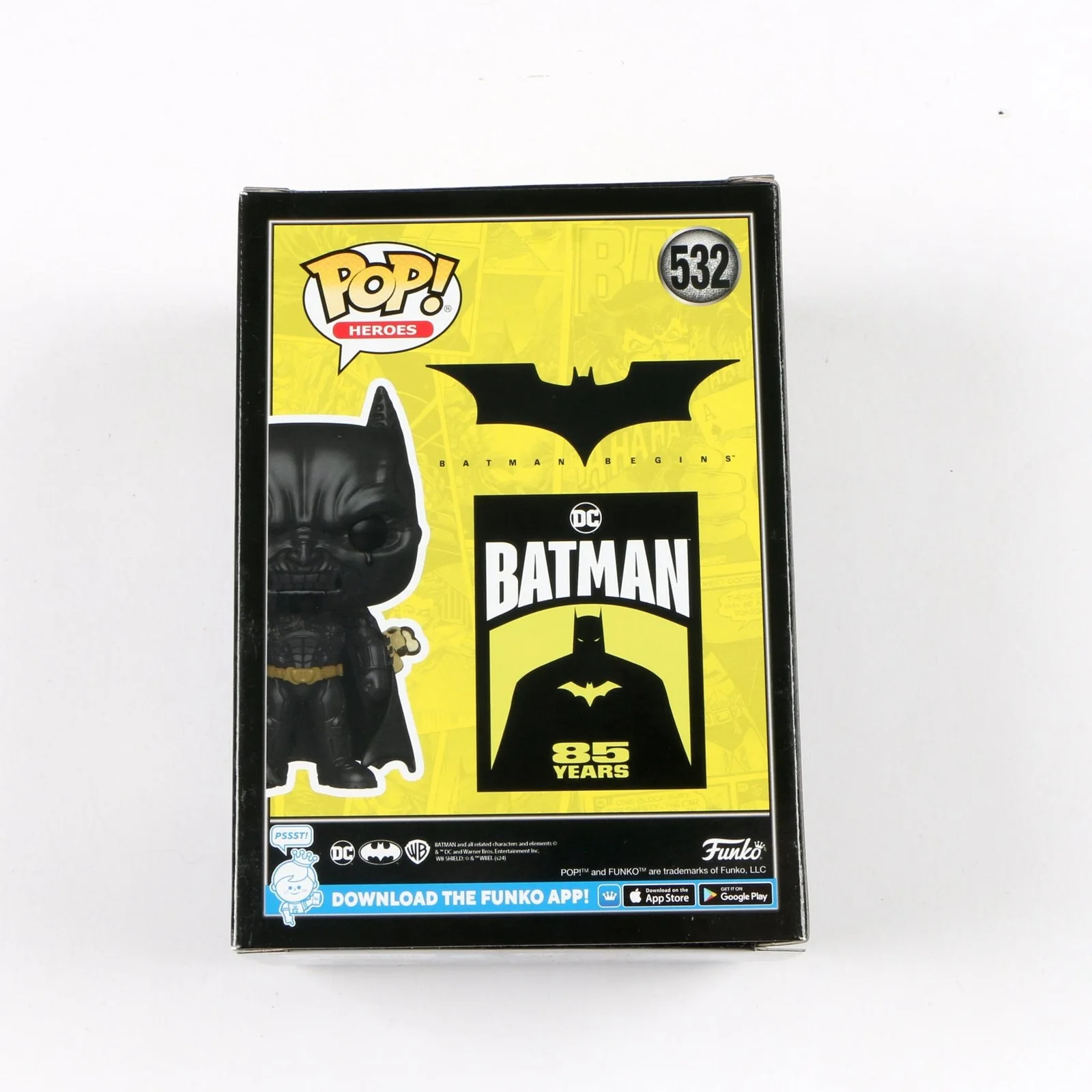 Christian Bale Signed Funko Pop 532 Fear Gas Batman Batman Begins Beckett, изображение 3