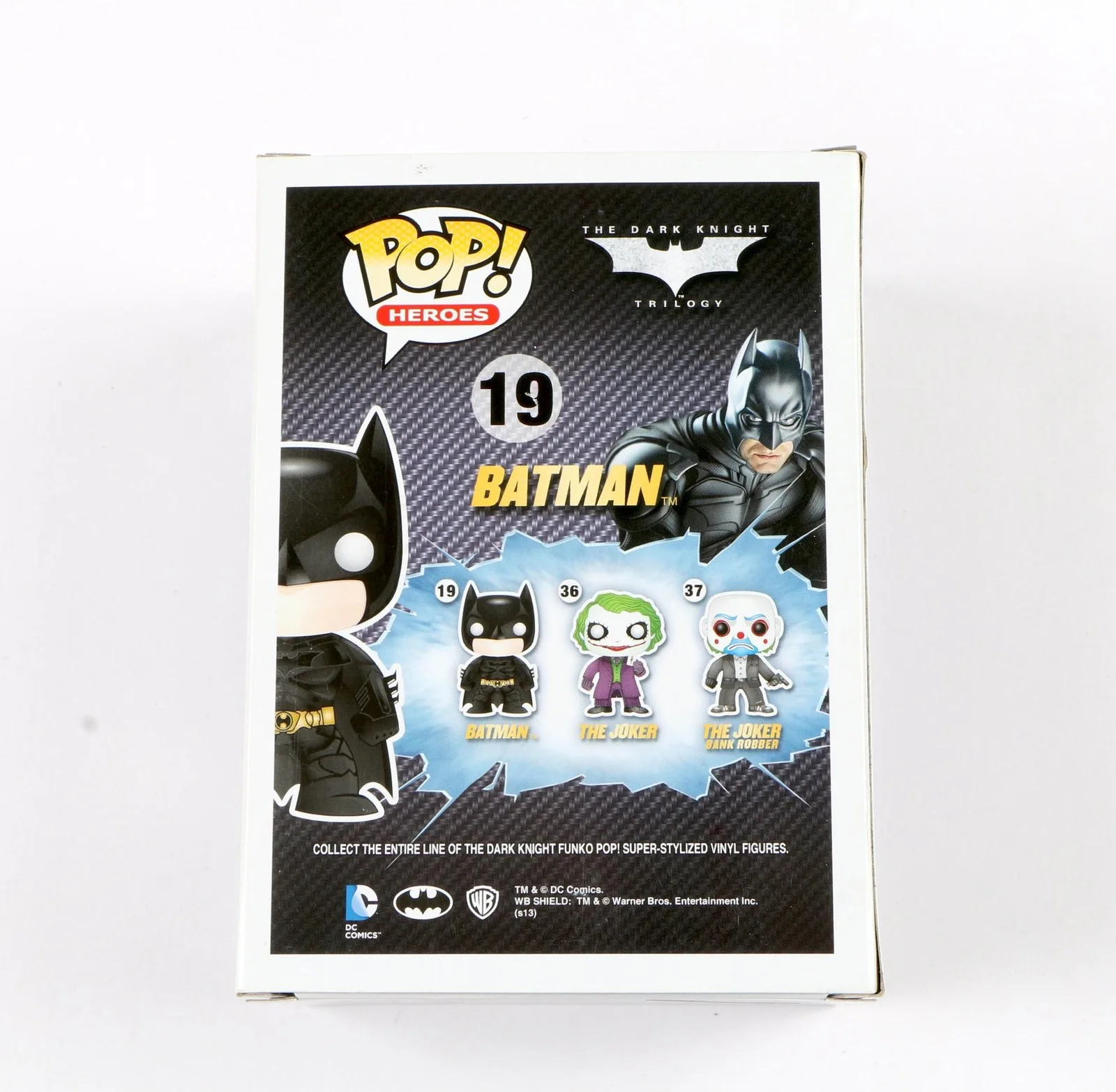 Christian Bale Signed Funko Pop 19 Batman The Dark Knight Rises Beckett, image 3