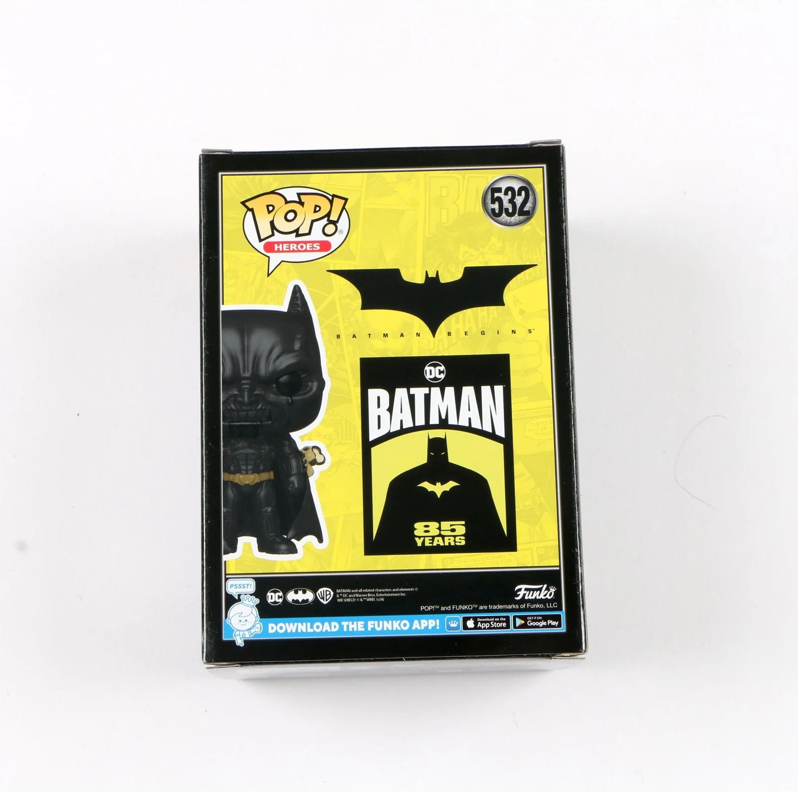 Christian Bale Signed Funko Pop 532 Fear Gas Batman Batman Begins Beckett, изображение 3