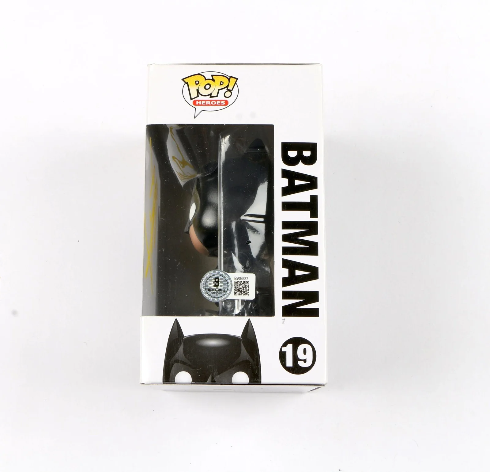 Christian Bale Signed Funko Pop 19 Batman The Dark Knight Rises Beckett, image 2
