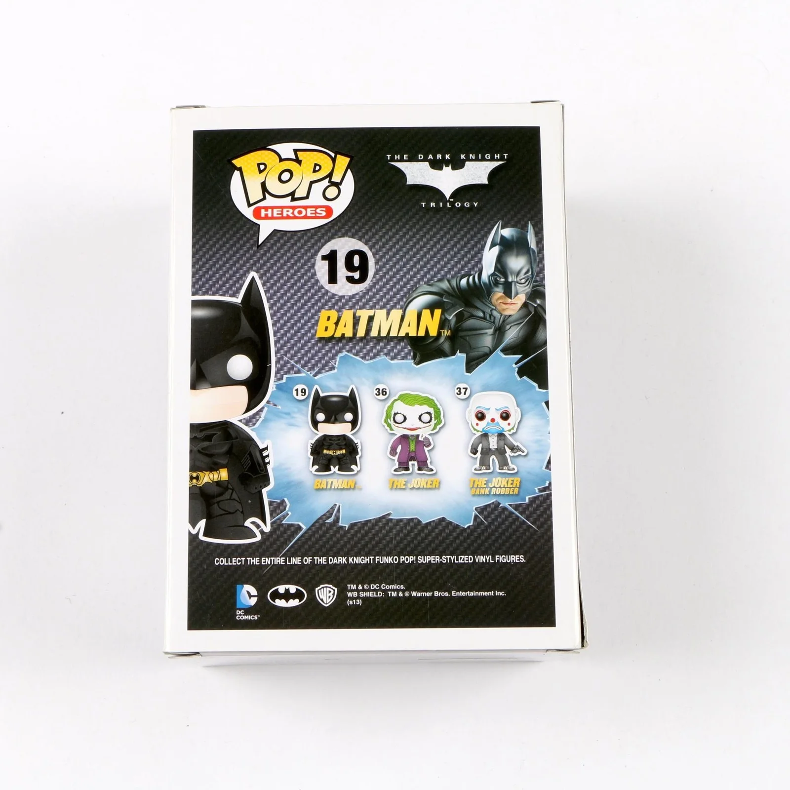 Christian Bale Signed Funko Pop 19 Batman The Dark Knight Rises Beckett, image 3