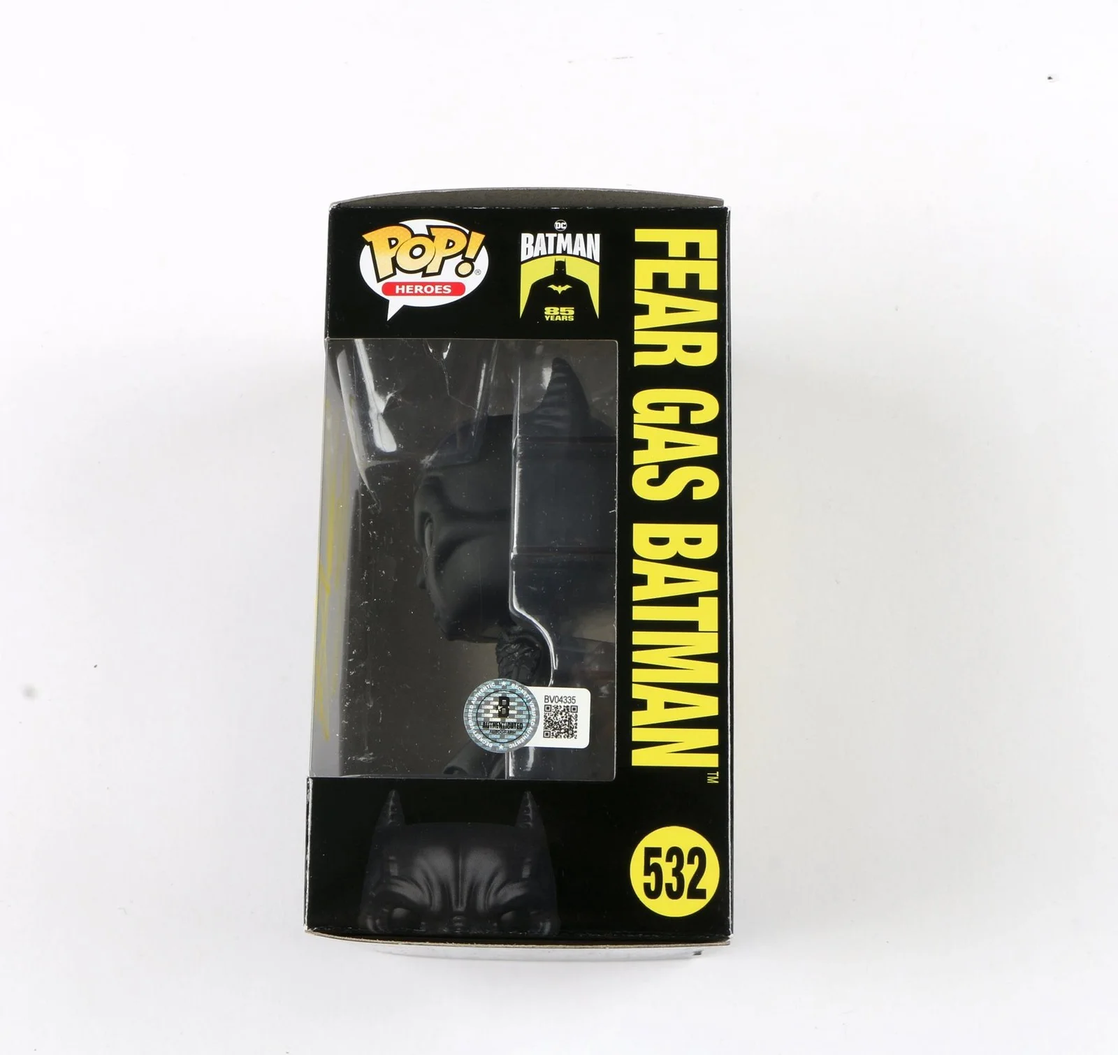 Christian Bale Signed Funko Pop 532 Fear Gas Batman Batman Begins Beckett, изображение 2