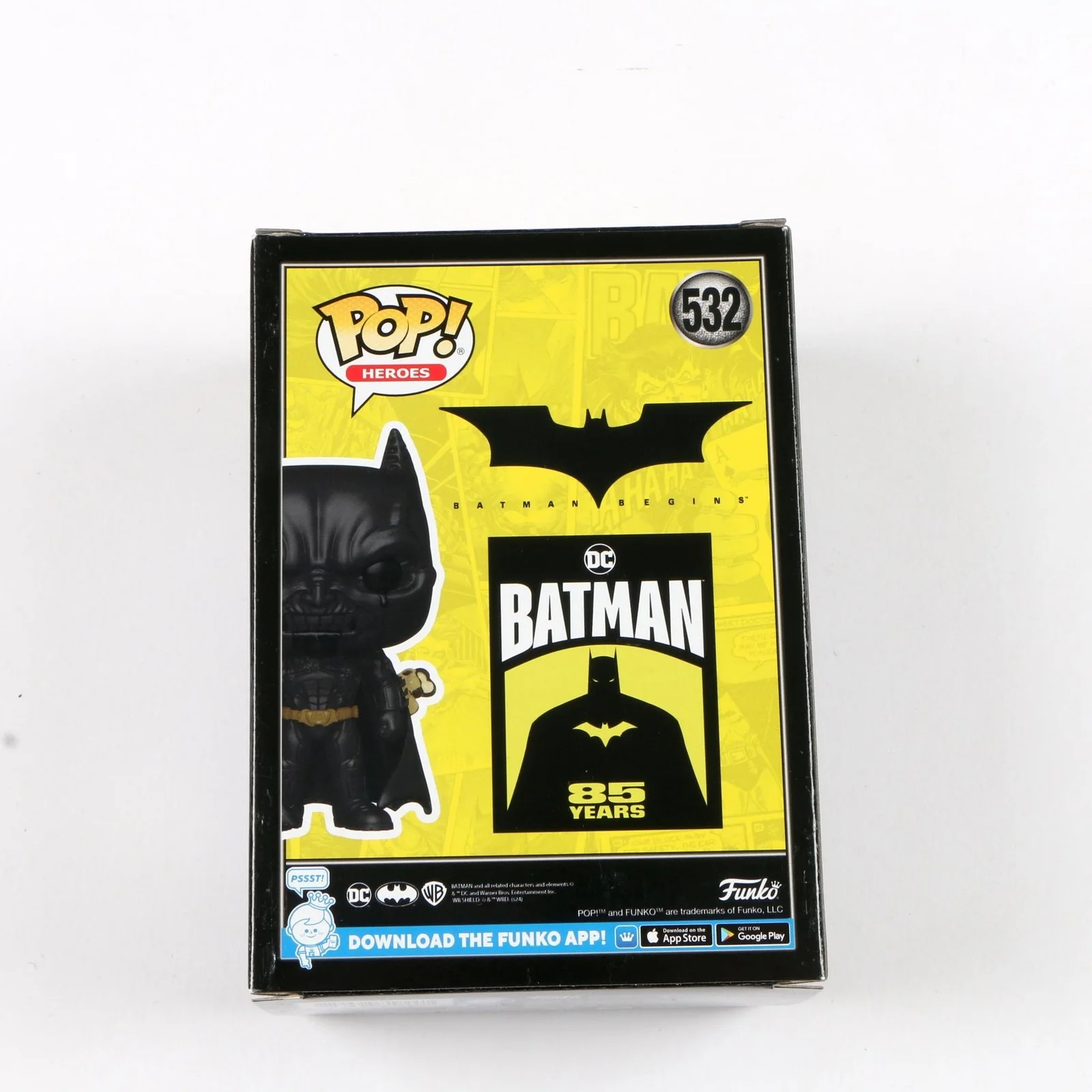Christian Bale Signed Funko Pop 532 Fear Gas Batman Batman Begins Beckett, изображение 3