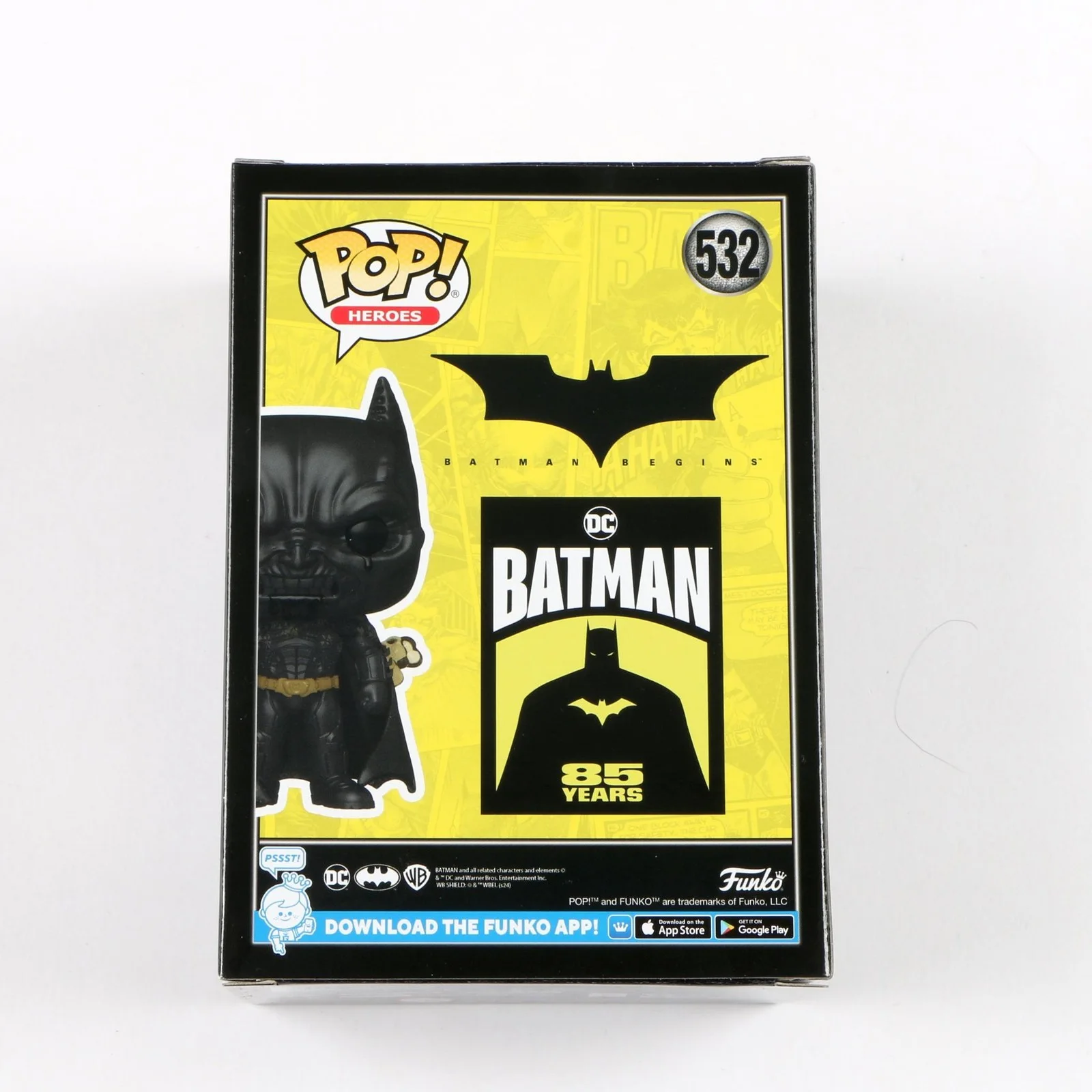 Christian Bale Signed Funko Pop 532 Fear Gas Batman Batman Begins Beckett, изображение 3