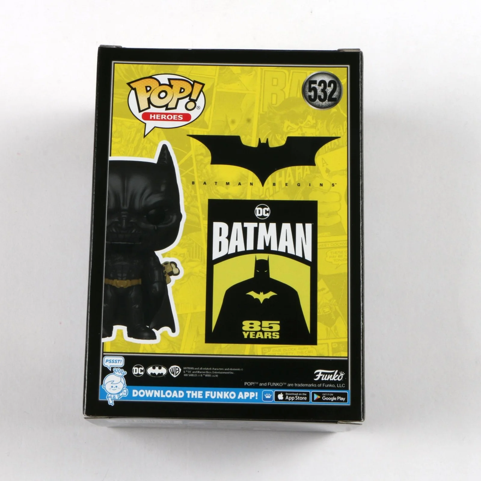 Christian Bale Signed Funko Pop 532 Fear Gas Batman Batman Begins Beckett, изображение 3