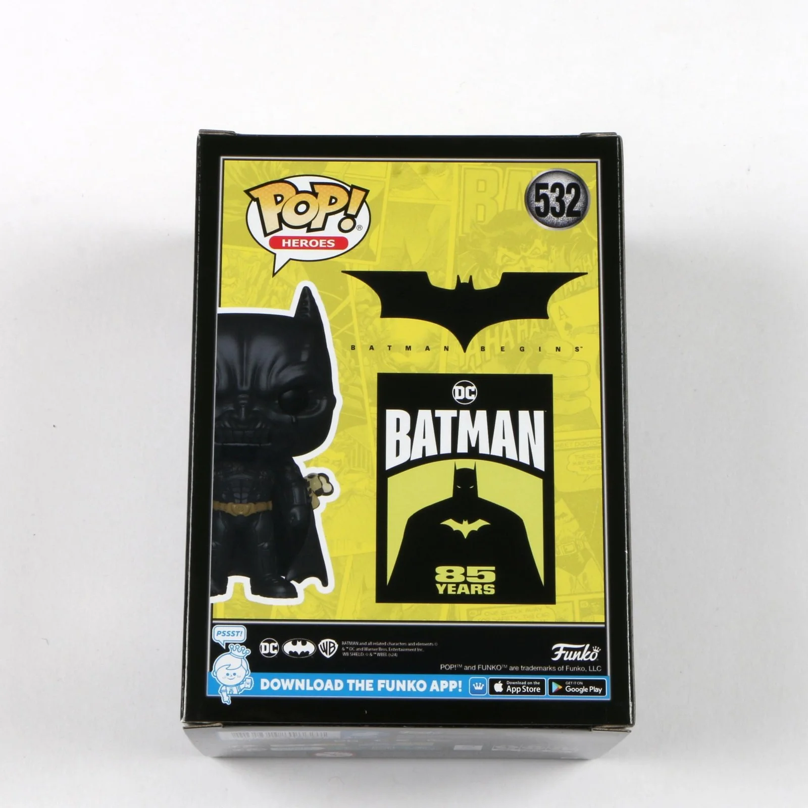 Christian Bale Signed Funko Pop 532 Fear Gas Batman Batman Begins Beckett, изображение 3