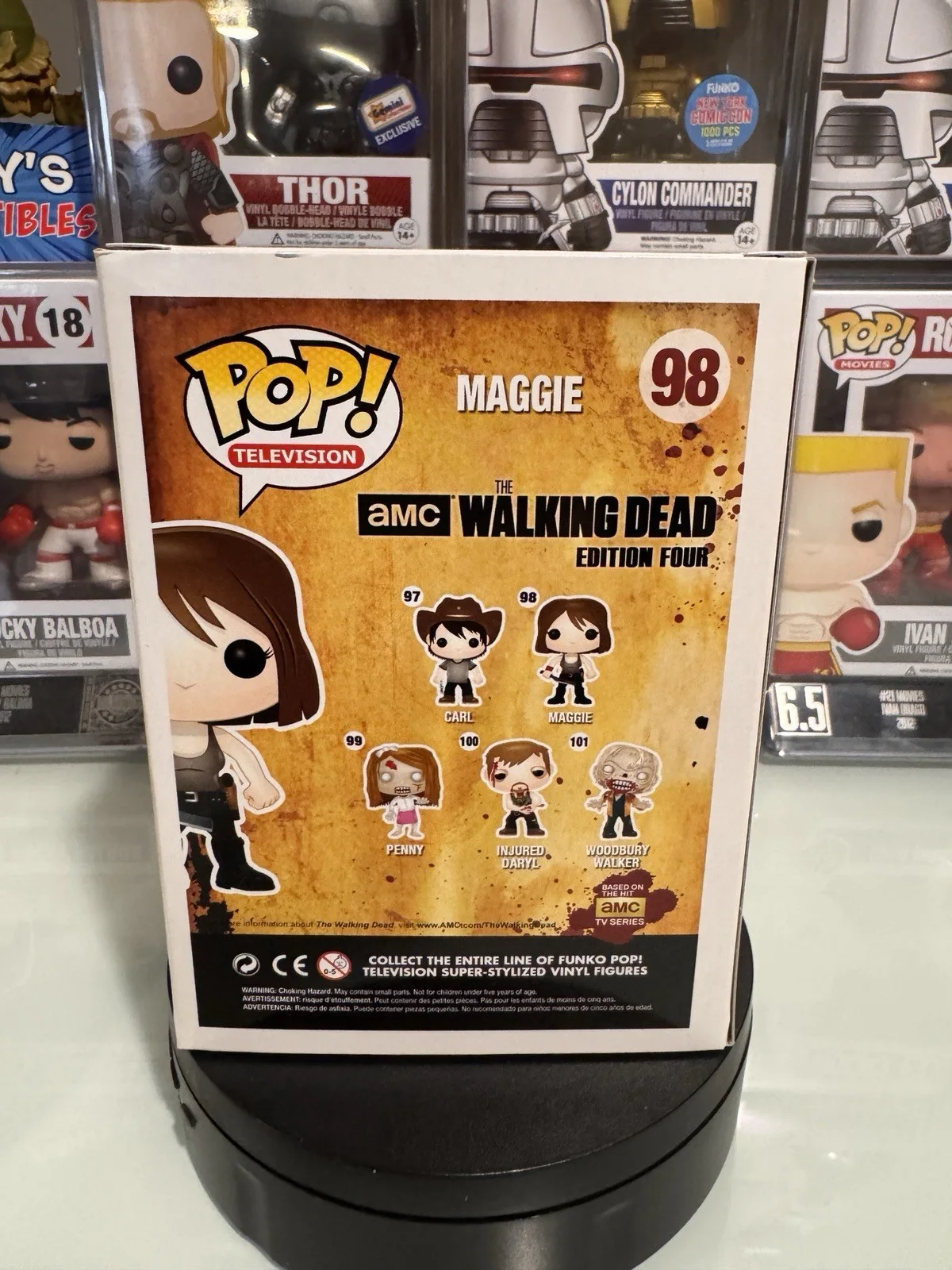 Lauren Cohan — Lauren Cohan Signed Autograph The Walking Dead Maggie Rhee Funko Pop Beckett COA, image 4