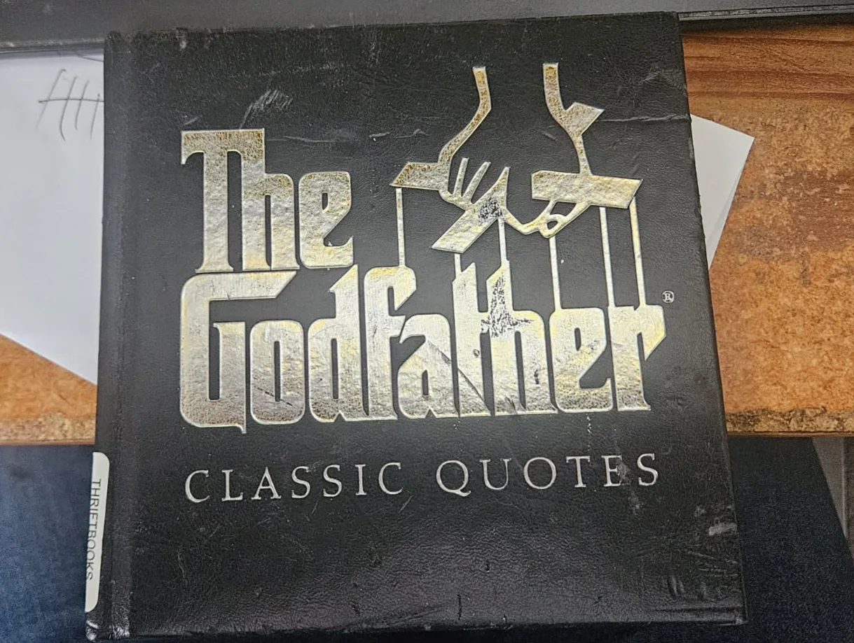 Gianni Russo — Godfather Classic Quote book autographed By Gianni Russo (Carlo) JSA Certified*
