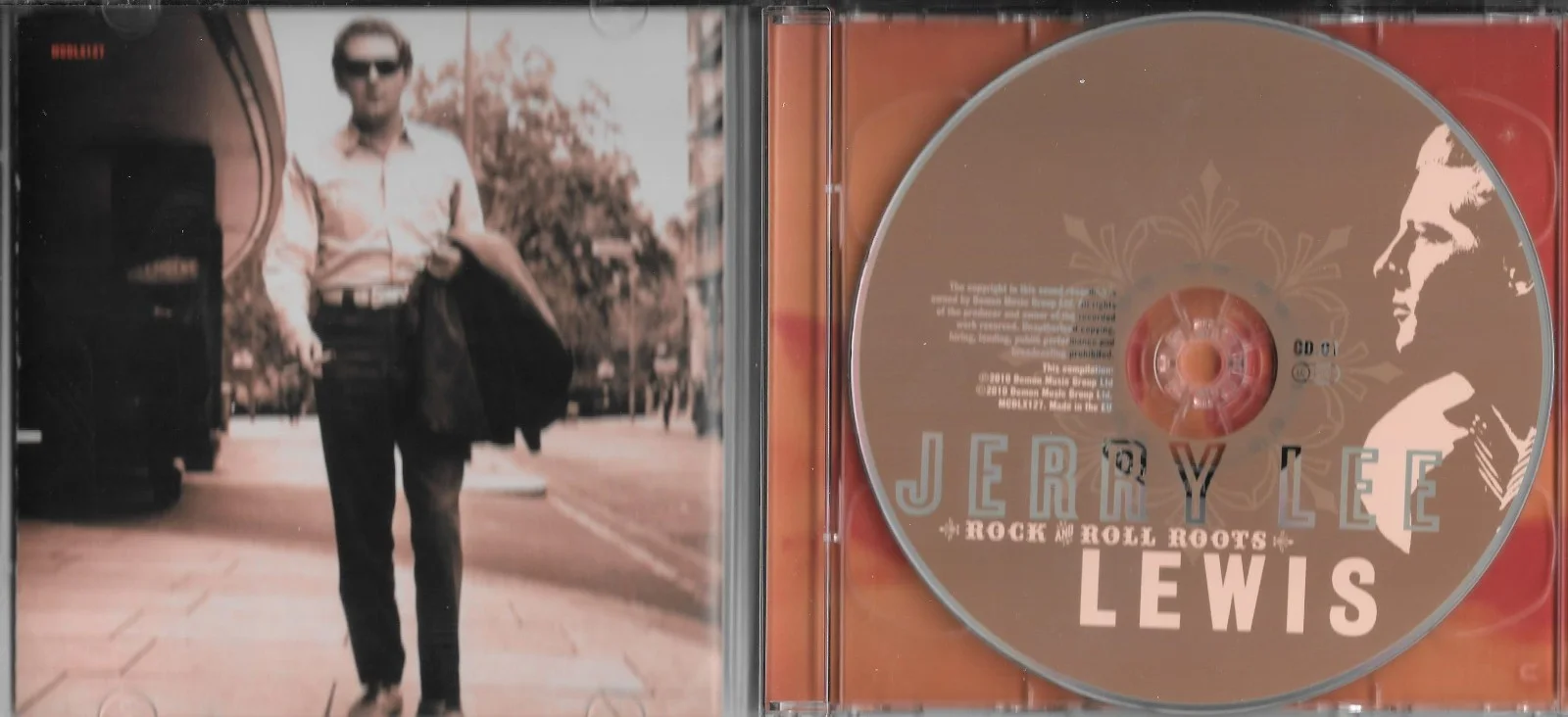 Jerry Lee Lewis — Jerry Lee Lewis Rock & Roll Roots cd included Autograph Signed music cd, изображение 2