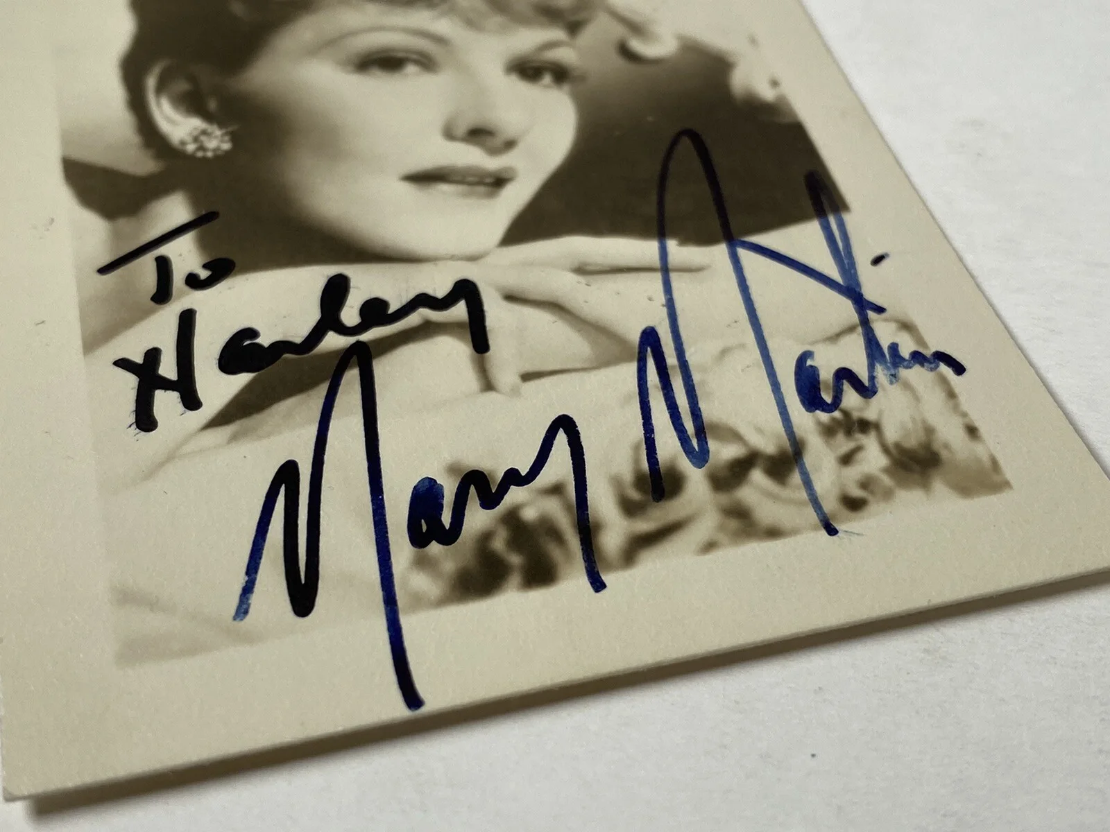 Mary Martin — Mary Martin Signed Autographed Vintage Photo Peter Pan Broadway Theater Actress, изображение 4