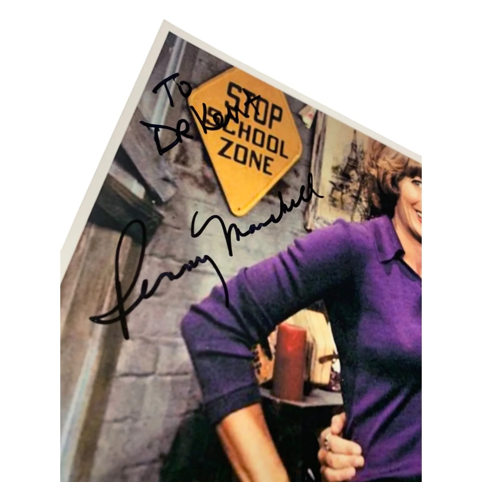Penny Marshall Tracy Reiner Laverne & Shirley Autographed 8X10 Photo Signed, изображение 3