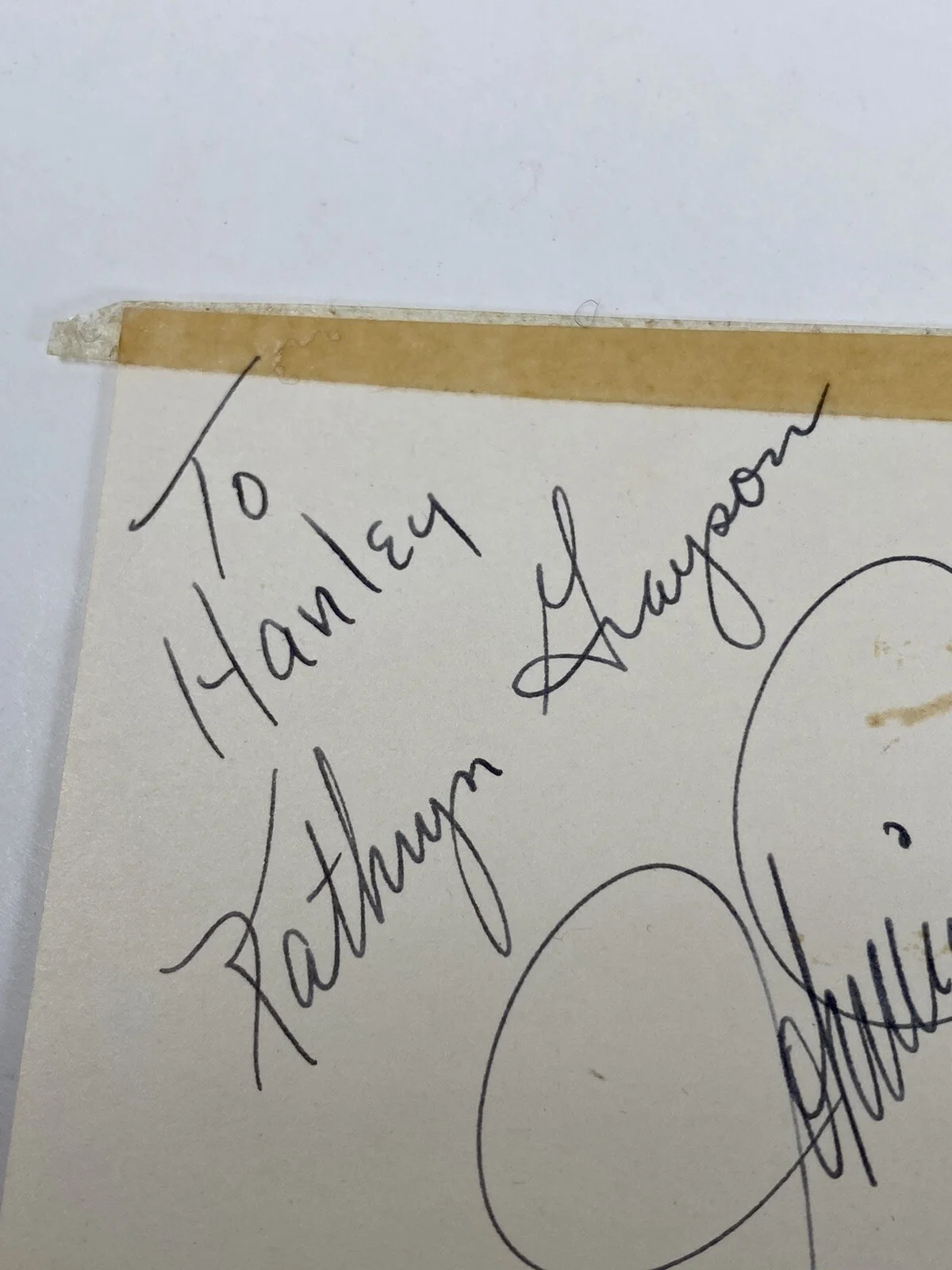 Kathryn Grayson — Kathryn Grayson & Johnnie Johnston Signed Autographed Vintage Album Page Photos, изображение 2