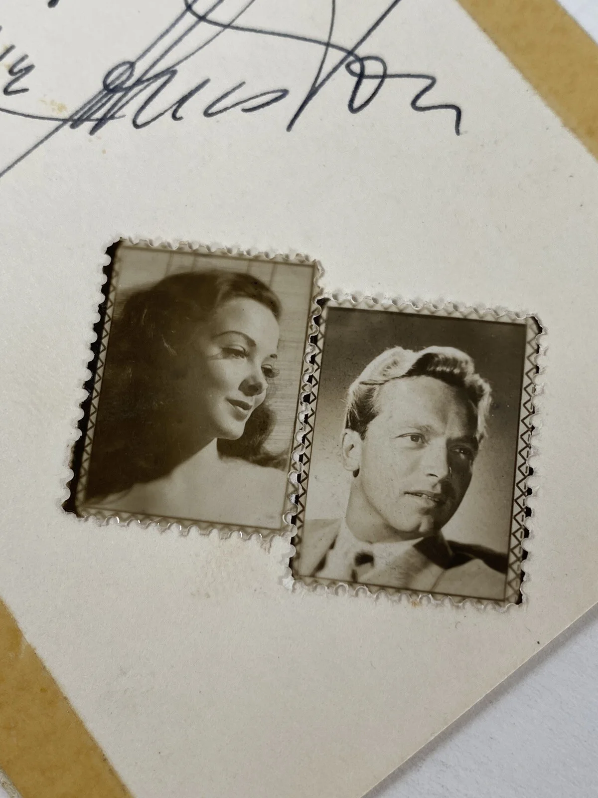Kathryn Grayson — Kathryn Grayson & Johnnie Johnston Signed Autographed Vintage Album Page Photos, изображение 4