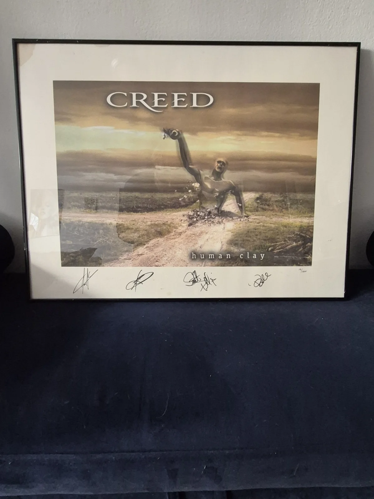 Creed SIGNED Memorabilia- human clay, image 3