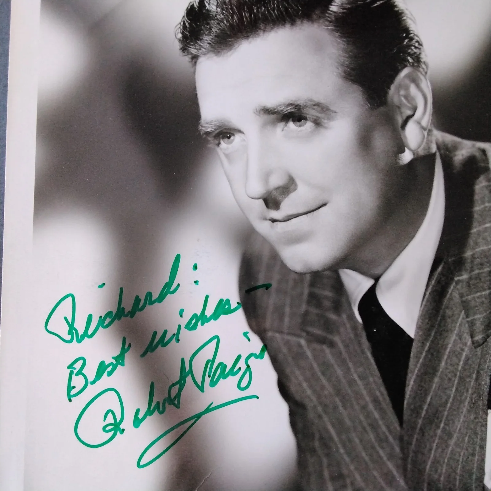 Robert Paige Signed Photo 40s Movie Actor Son of Dracula Hellzapoppin Musicals, изображение 3