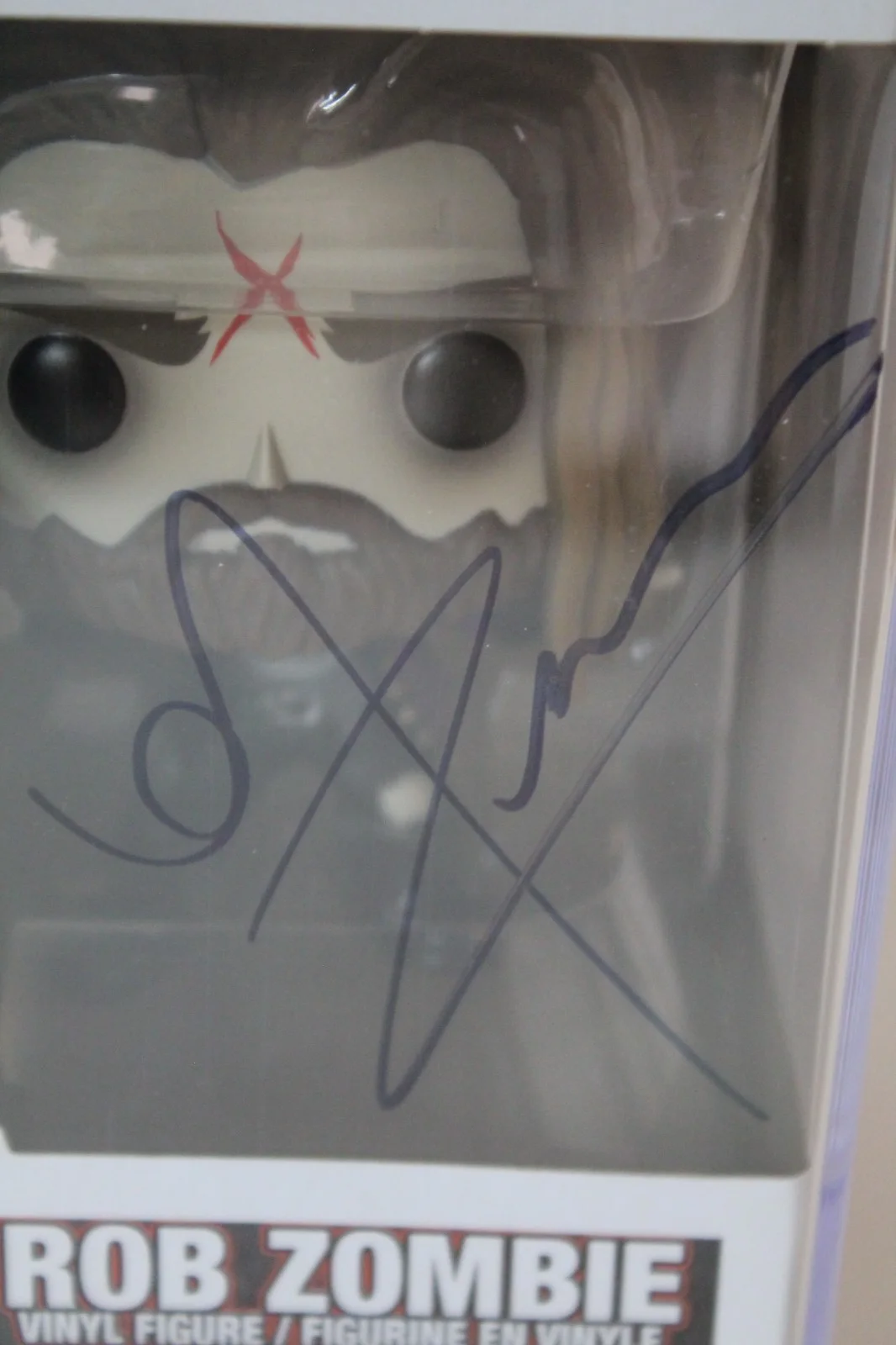 Rob Zombie Signed / Autographed Funko Pop! Rocks #137 - Acrylic Case, image 2
