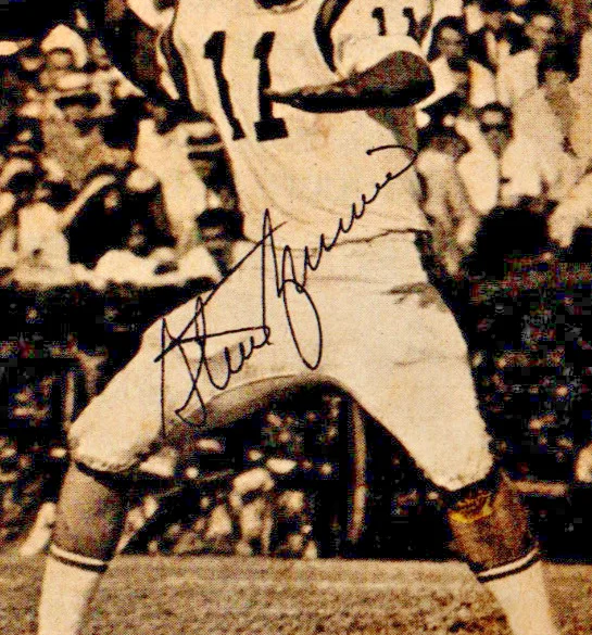 1972 AUTOGRAPH Steve Spurrier University of Florida San Francisco Forty-Niners, изображение 2