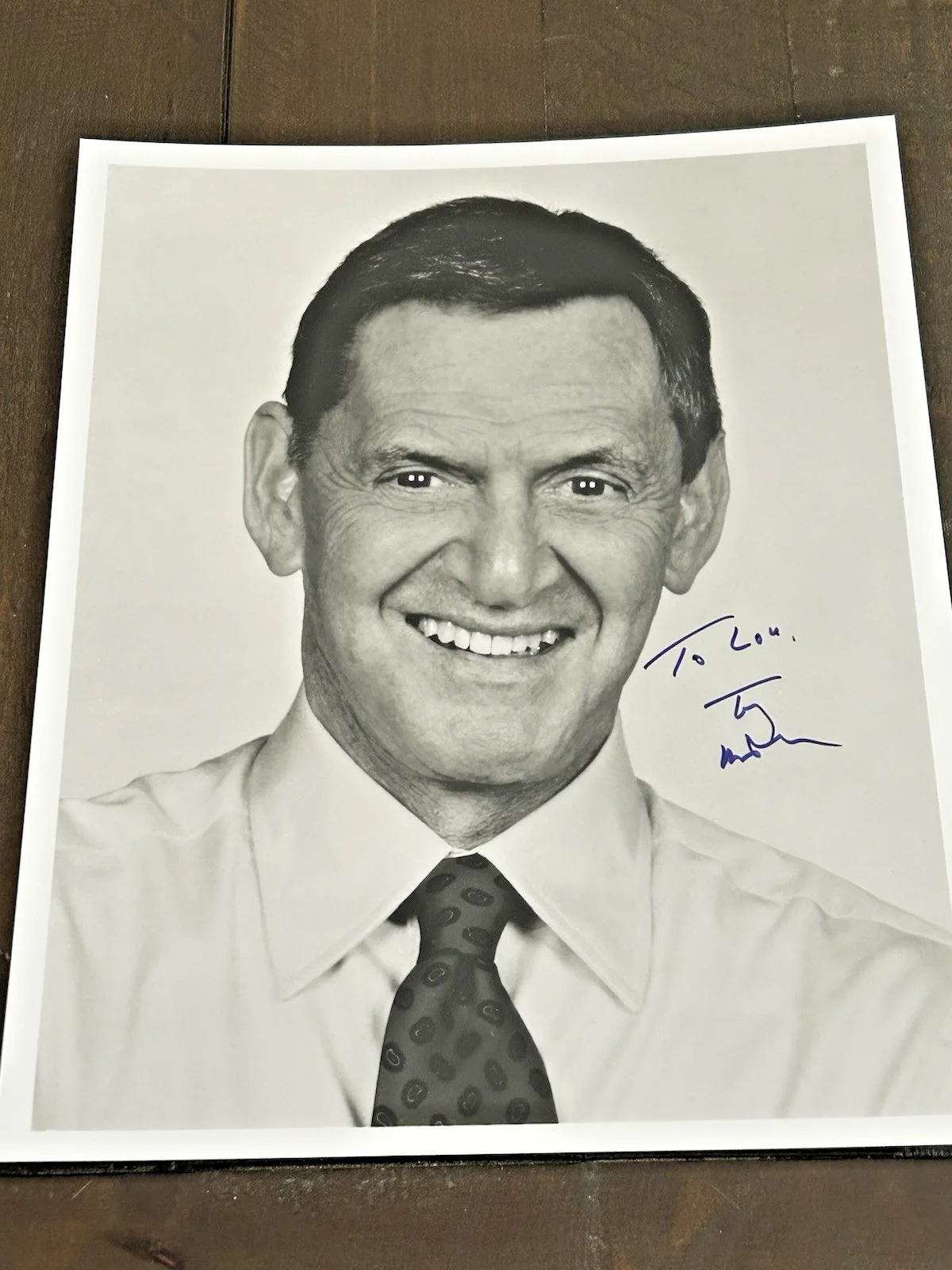 Tony Randall — TONY RANDALL (1920-2004) (THE ODD COUPLE) AUTOGRAPHED PHOTO~, image 4