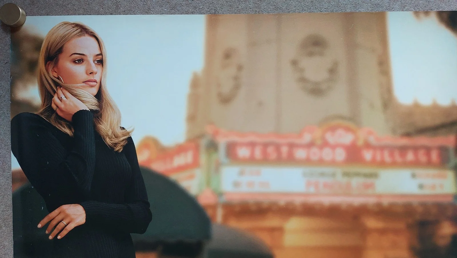 Once Upon A Time in Hollywood Original UK Quad Poster Margot Robbie, изображение 2
