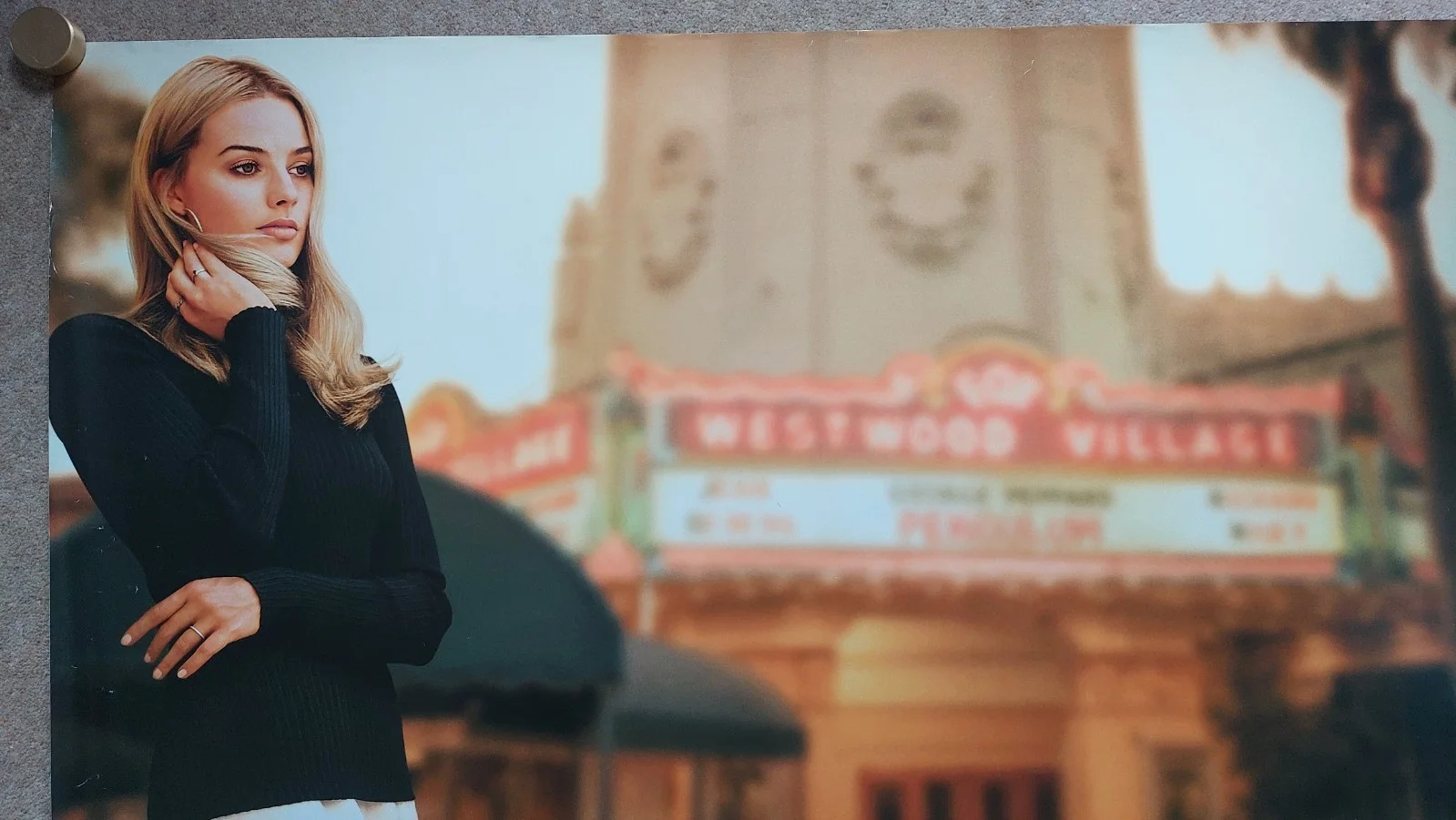 Once Upon A Time in Hollywood Original UK Quad Poster Margot Robbie, изображение 2
