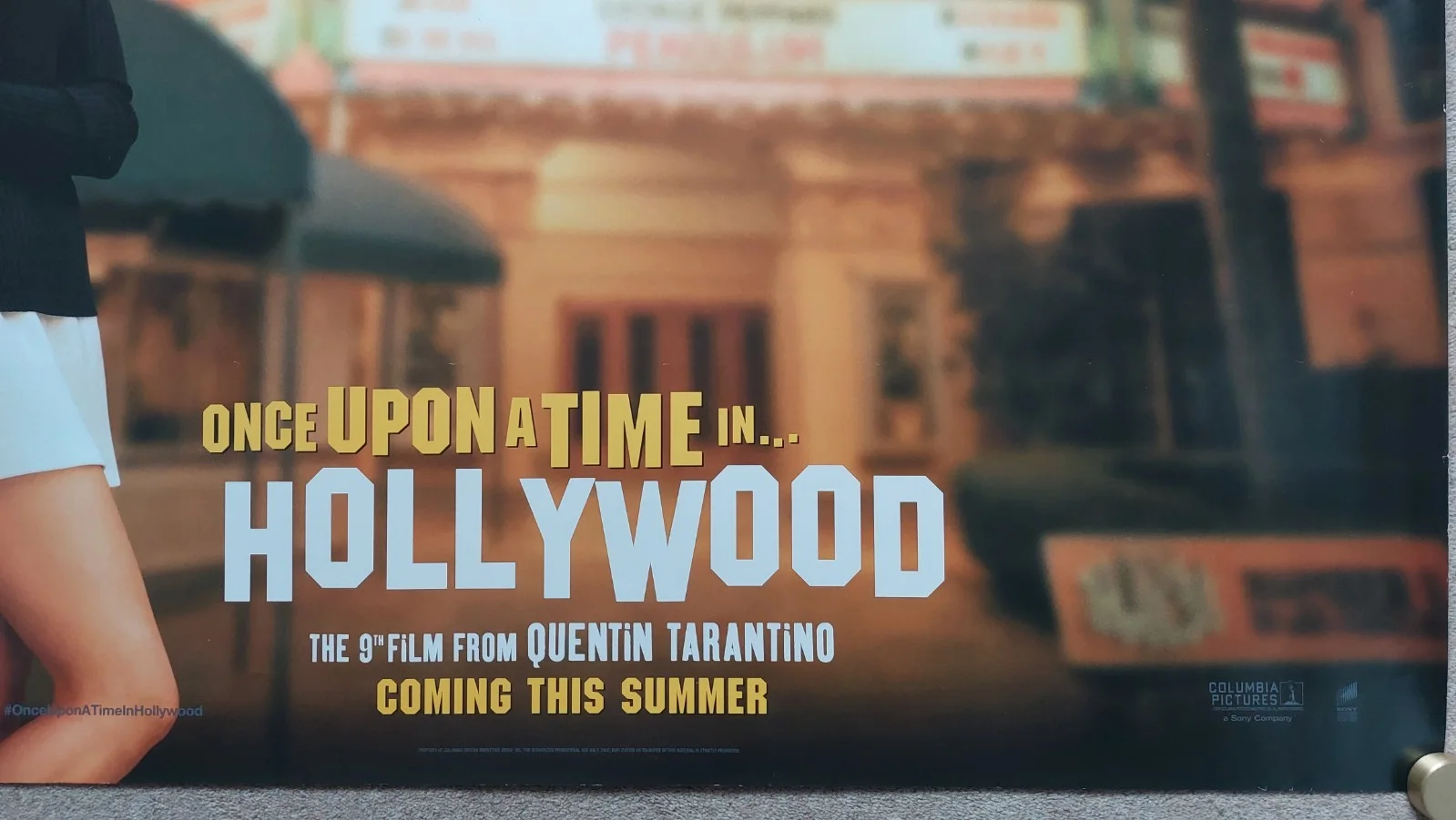 Once Upon A Time in Hollywood Original UK Quad Poster Margot Robbie, изображение 4