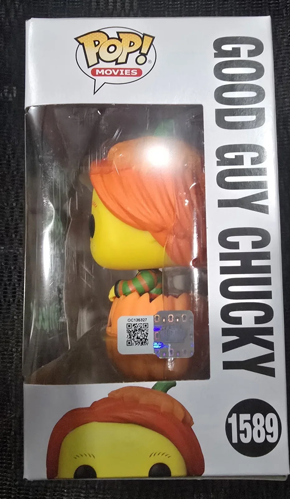 CHRIS SARANDON — Chris Sarandon Signed Good Guy Chucky FUNKO #1589 OCCM COA Childs Play, изображение 2