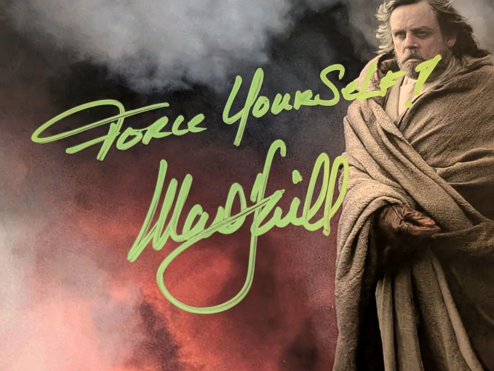 Mark Hamill Signed "Luke Skywalker" 8x10 Photo – Rare "Force Yourself!"..., image 3