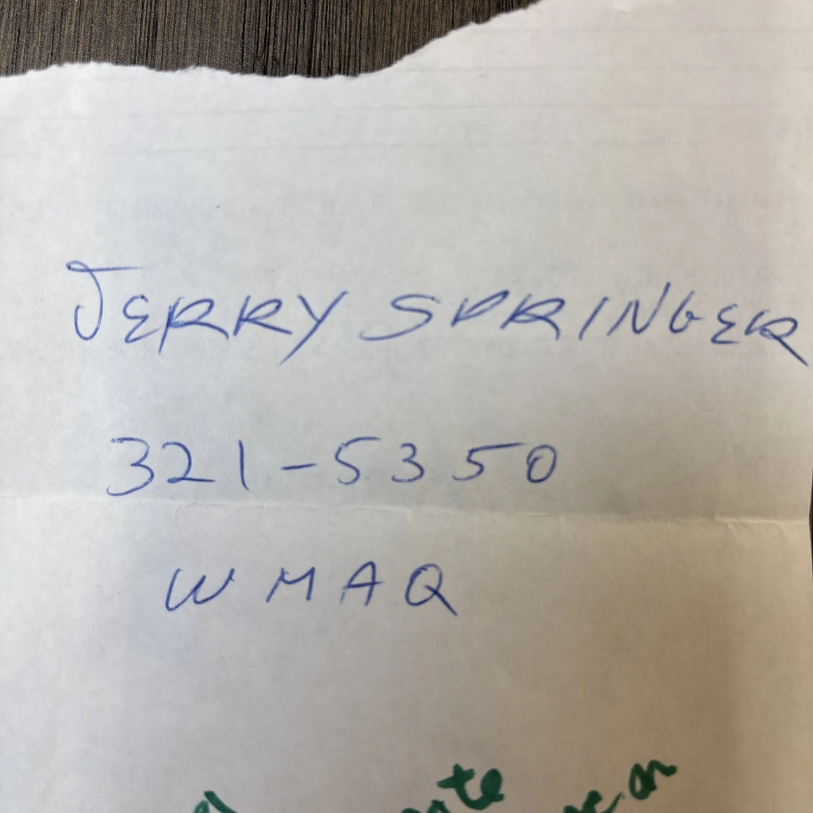 Jerry Springer — TABLOID TV TALK SHOW HOST JERRY SPRINGER (1944-2023) Autograph 90's UNIQUE FIND!, image 4
