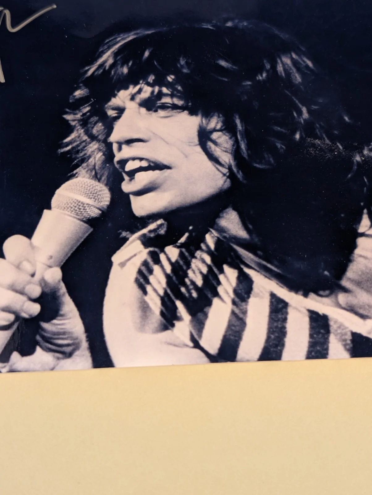 Mick Jagger Authentic Signed Photo - Rolling Stones - Heroes & Legends COA Myron, image 2