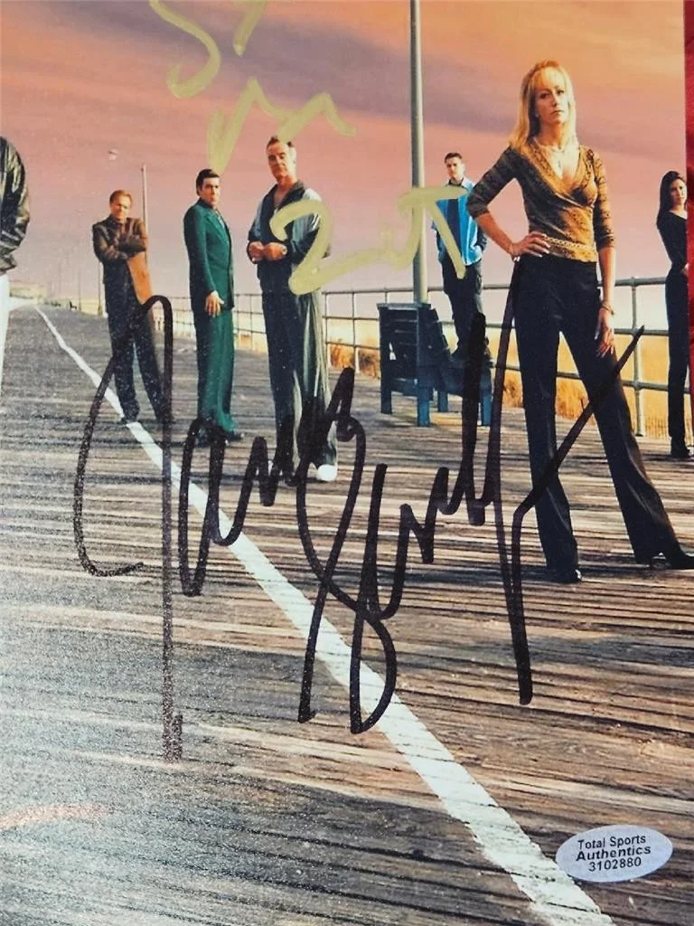 MICHAEL IMPERIOLI STEVE VAN ZANDT JAMES GANDOLFIN — JAMES GANDOLFINI MICHAEL IMPERIOLI STEVE VAN ZANDT 3X SIGNED PHOTO SOPRANOS COA, изображение 3