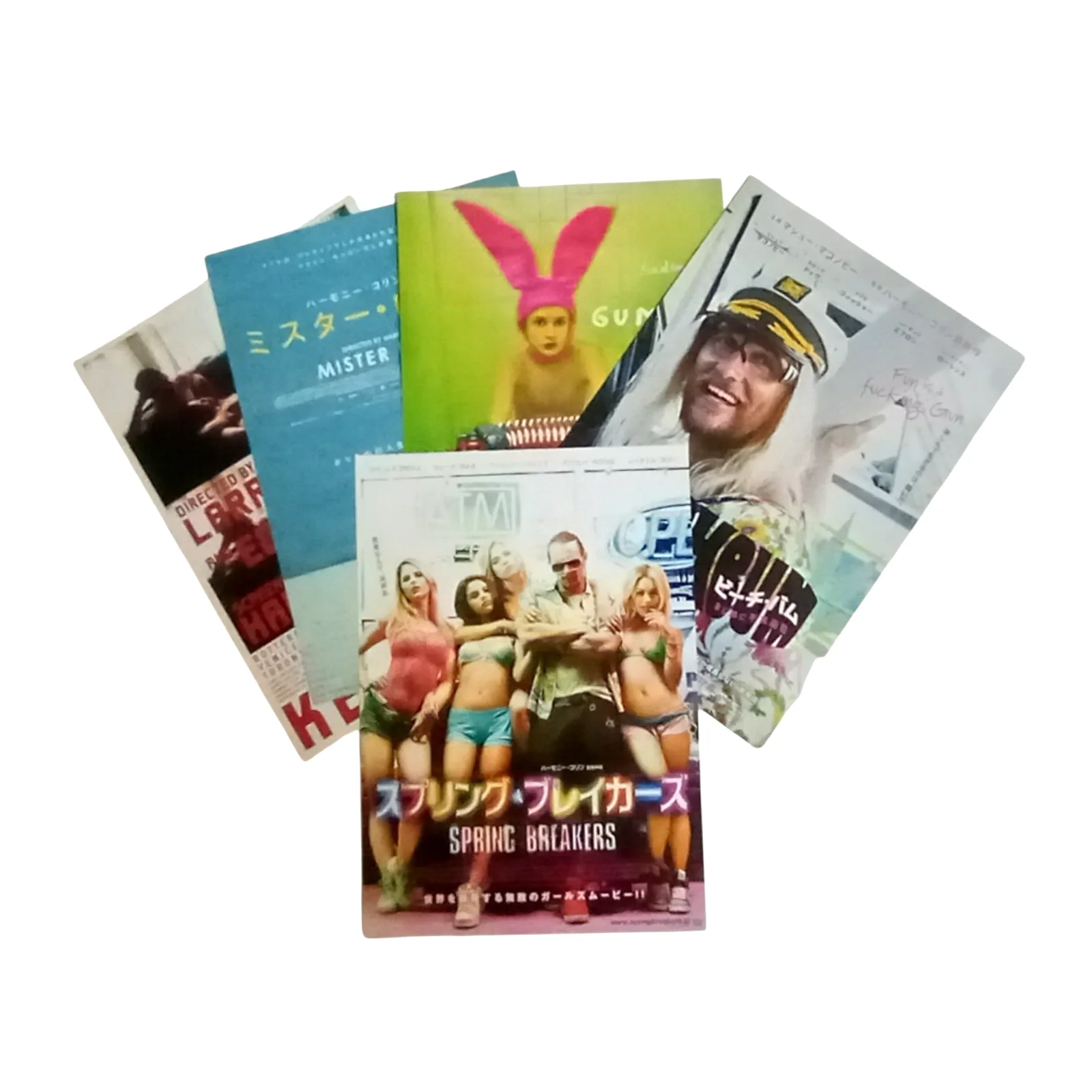 Harmony Korine Original Japanese B5 (7"x10") Chirashi poster Bundle (x5 Flyers), изображение 2