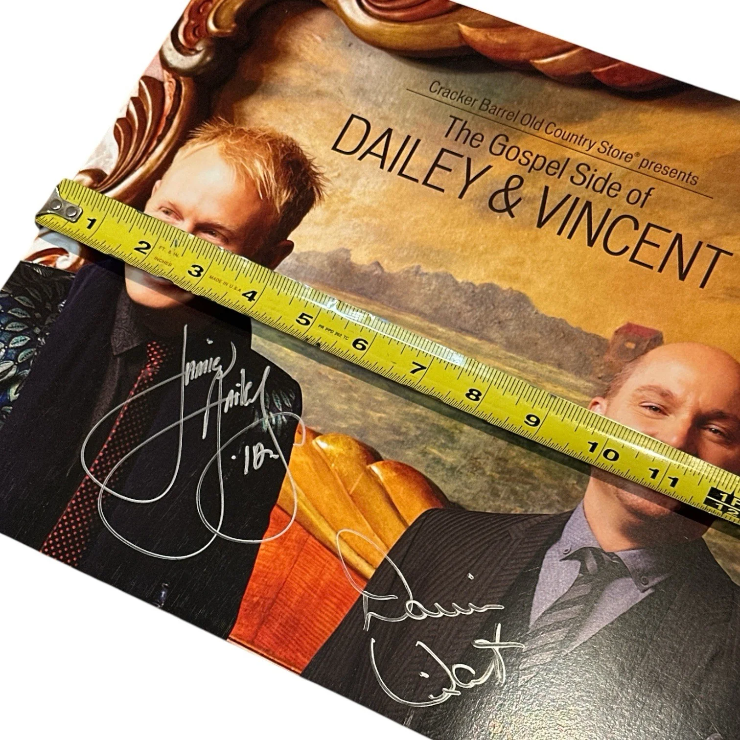 Dailey & Vincent Signed Autograph 2012 “Gospel Side” Album Promo Poster!, image 2