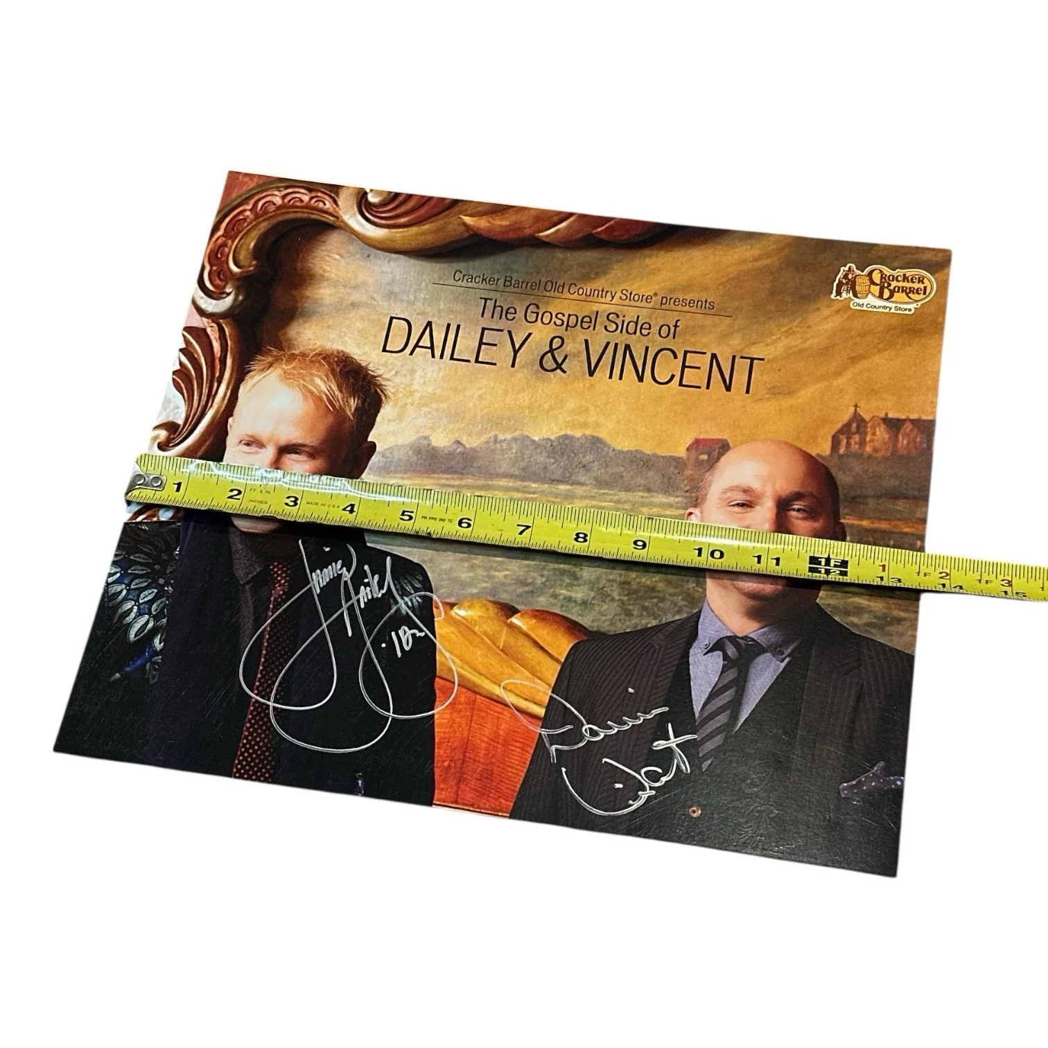 Dailey & Vincent Signed Autograph 2012 “Gospel Side” Album Promo Poster!, image 3